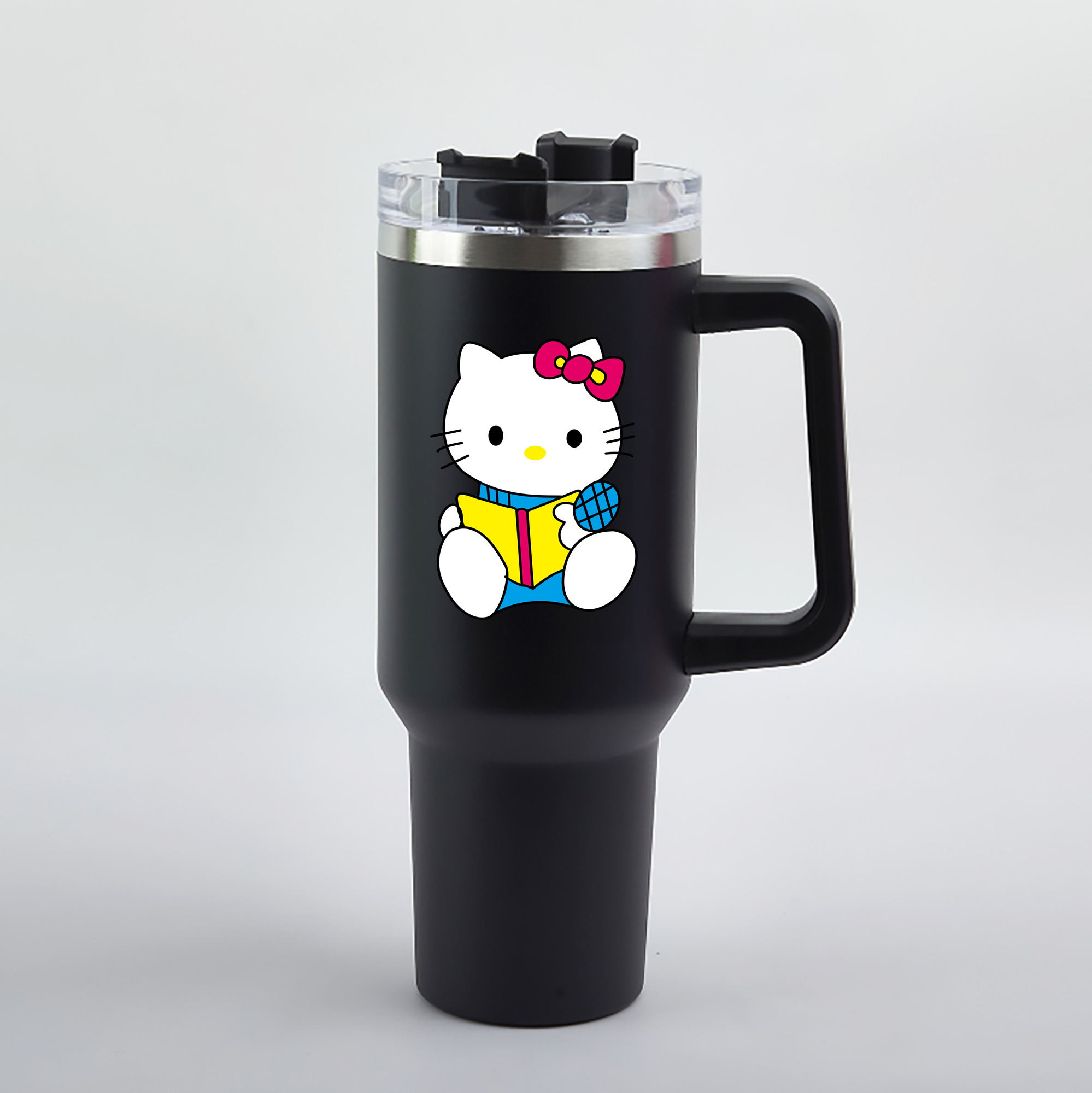 （画像用） Hello Kitty ハローキティ 1200mL車用タンブラー（カラープリント）