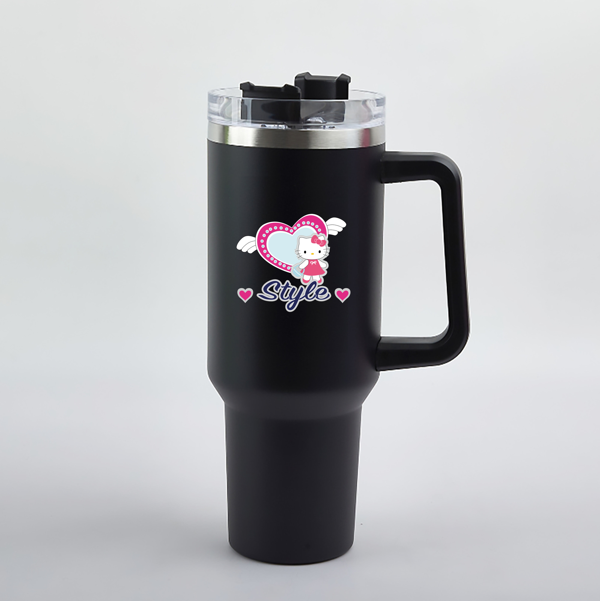 （画像用） Hello Kitty ハローキティ 1200mL車用タンブラー（カラープリント）