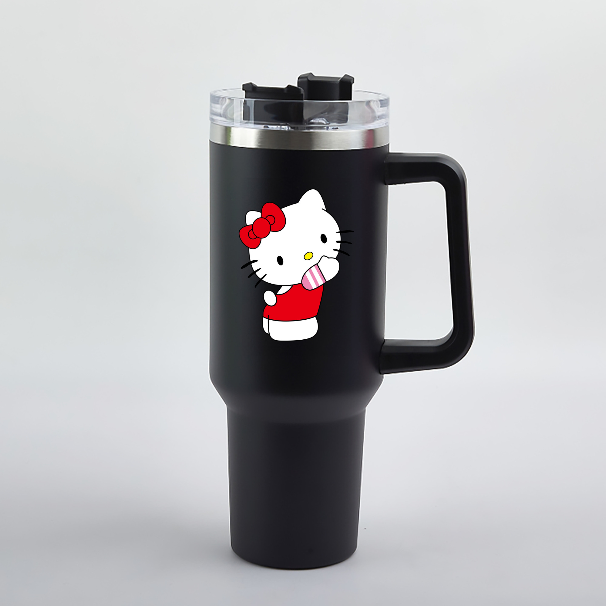 （画像用） Hello Kitty ハローキティ 1200mL車用タンブラー（カラープリント）