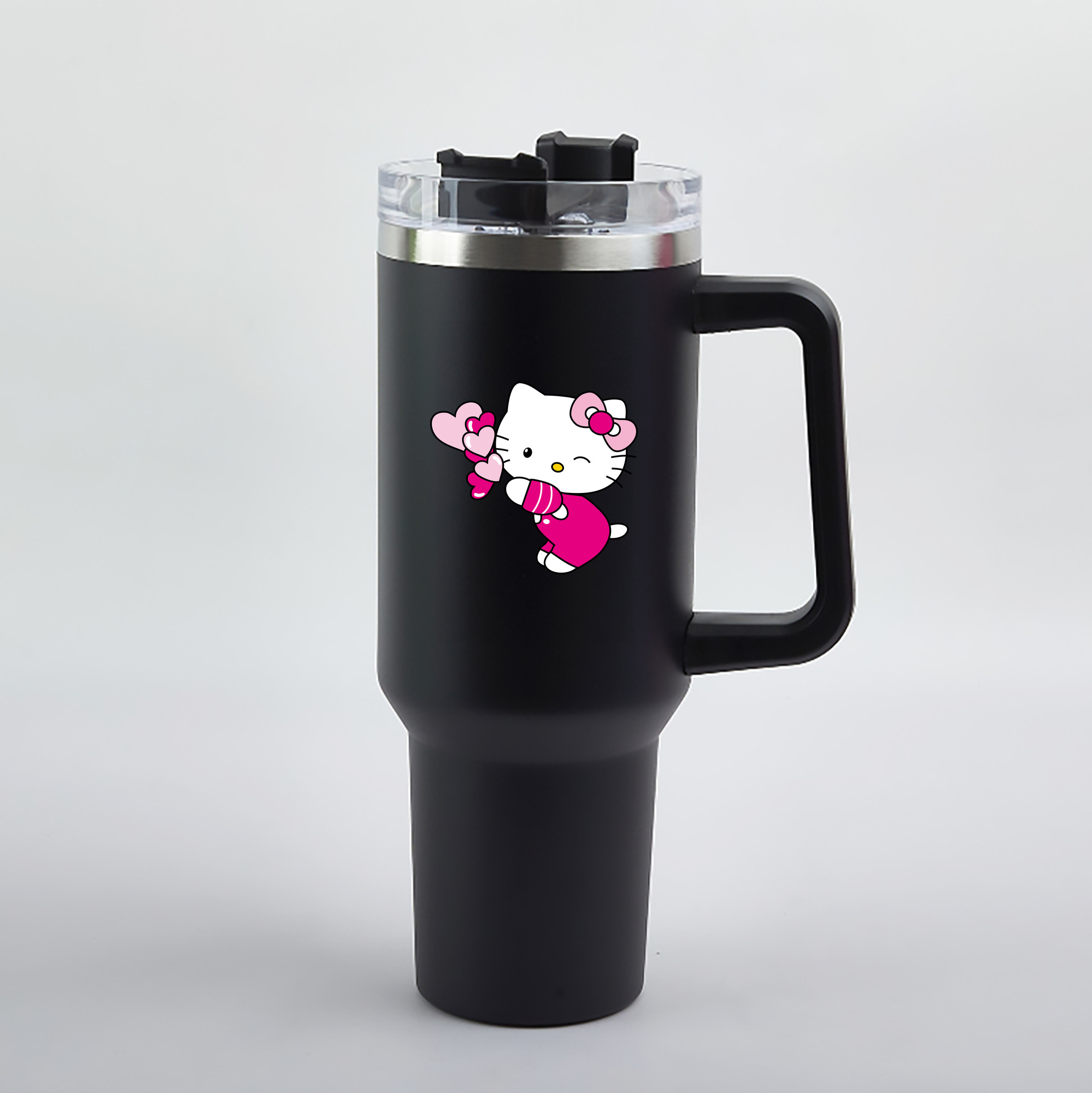 （画像用） Hello Kitty ハローキティ 1200mL車用タンブラー（カラープリント）