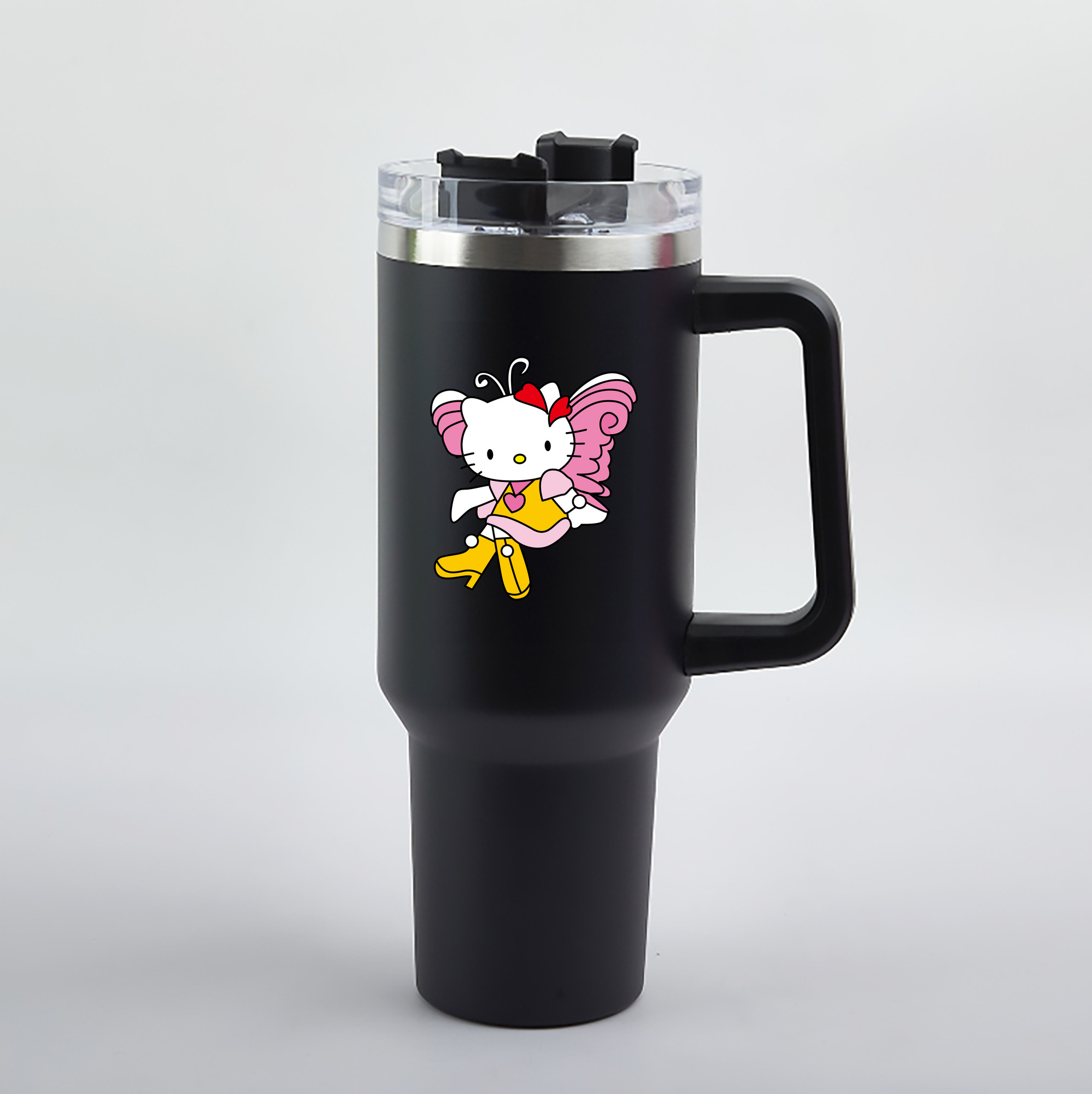 （画像用） Hello Kitty ハローキティ 1200mL車用タンブラー（カラープリント）