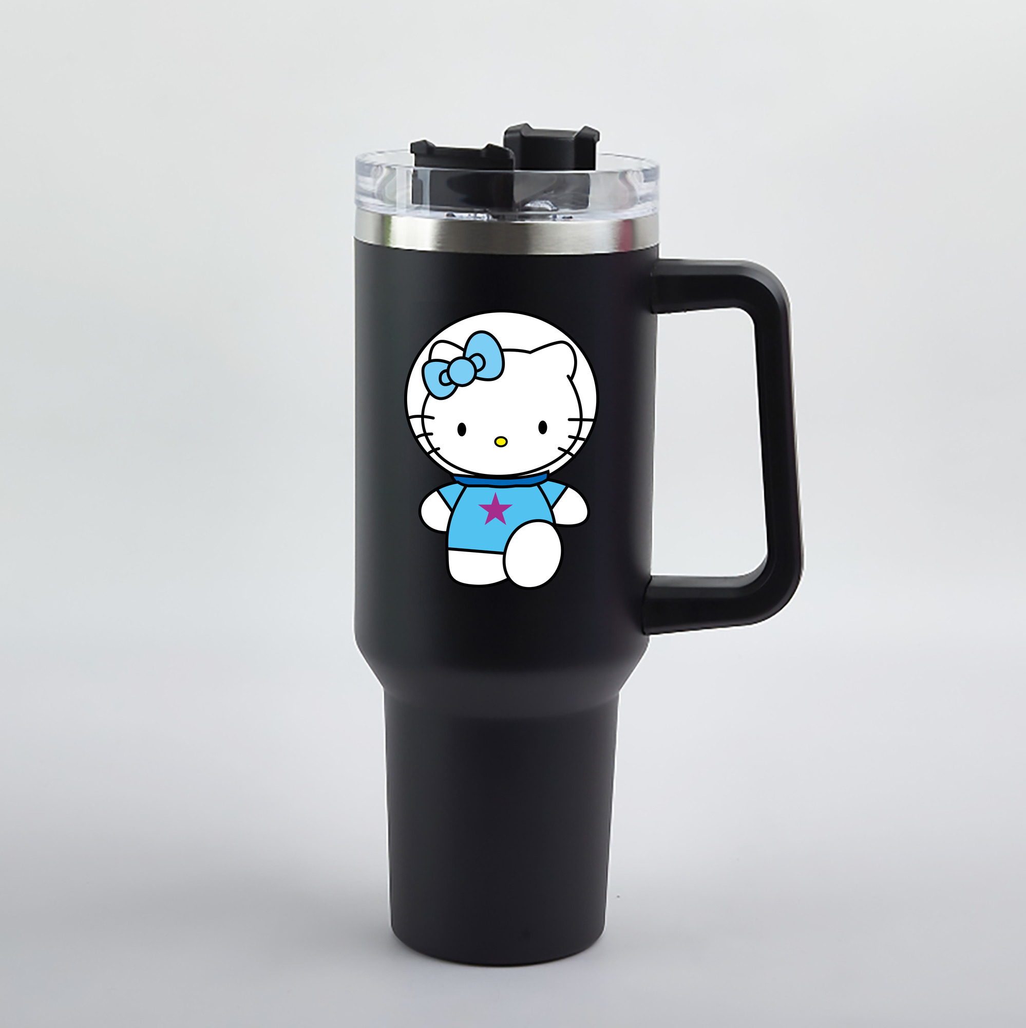 （画像用） Hello Kitty ハローキティ 1200mL車用タンブラー（カラープリント）