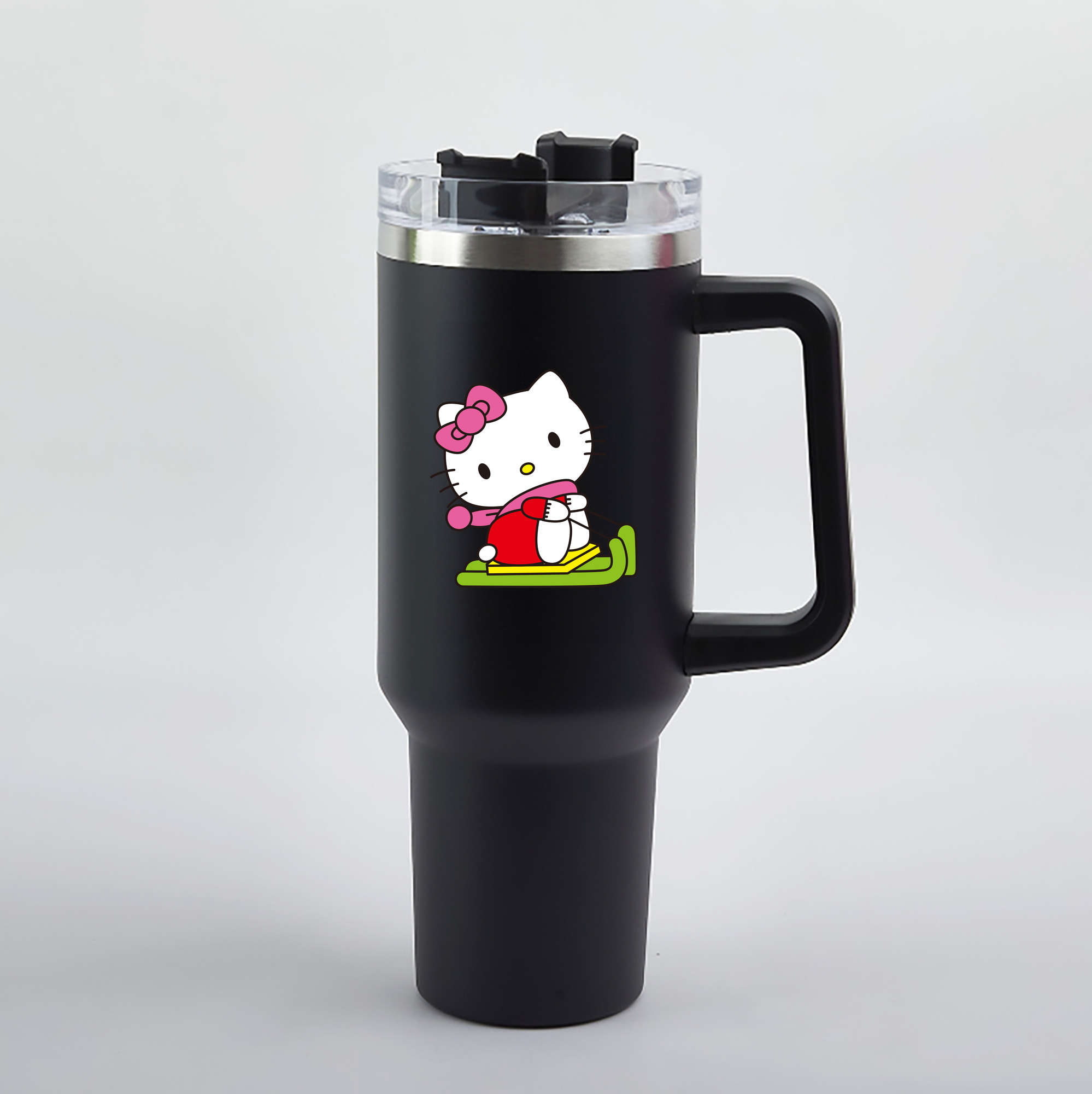 （画像用） Hello Kitty ハローキティ 1200mL車用タンブラー（カラープリント）