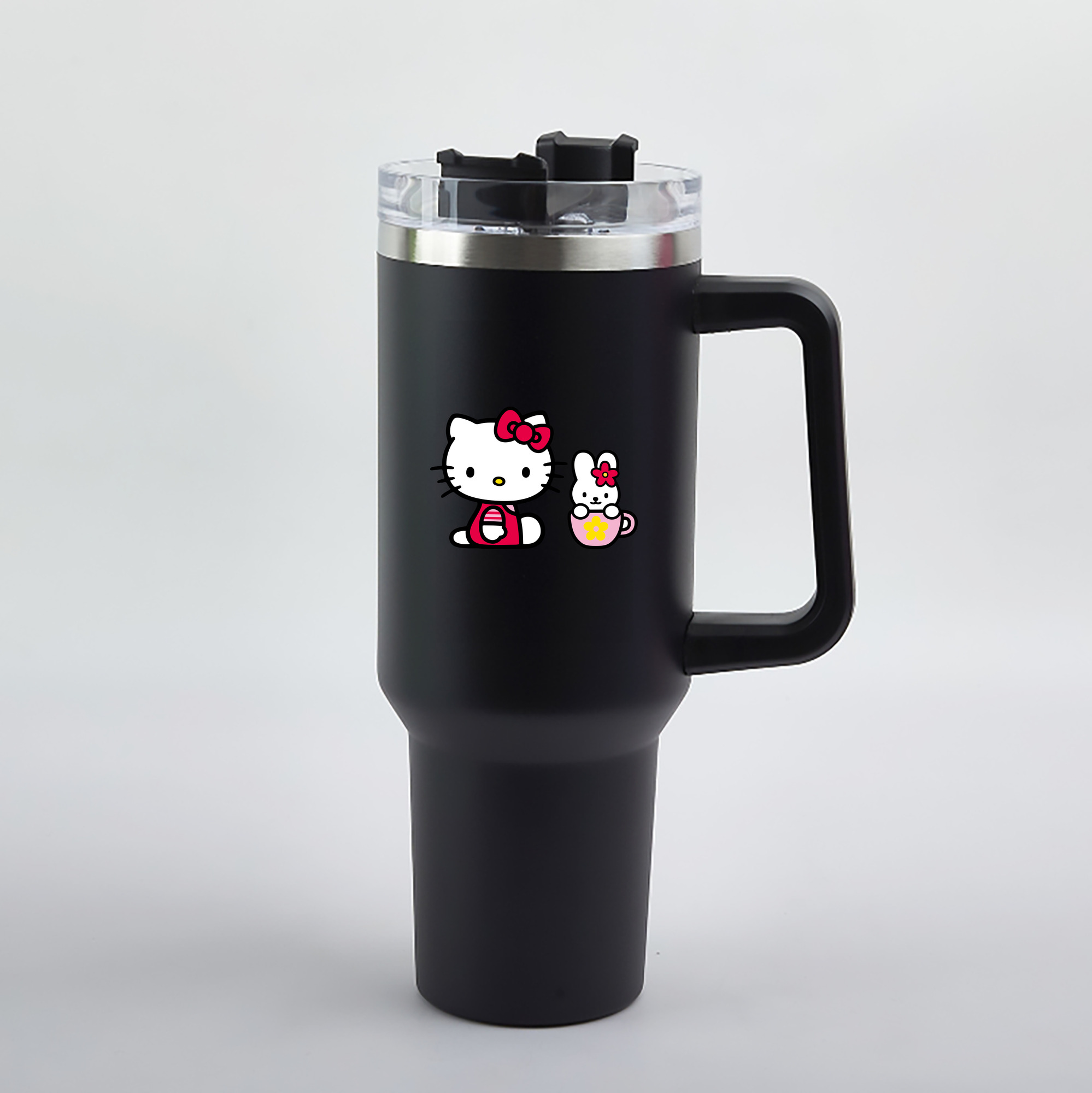 （画像用） Hello Kitty ハローキティ 1200mL車用タンブラー（カラープリント）