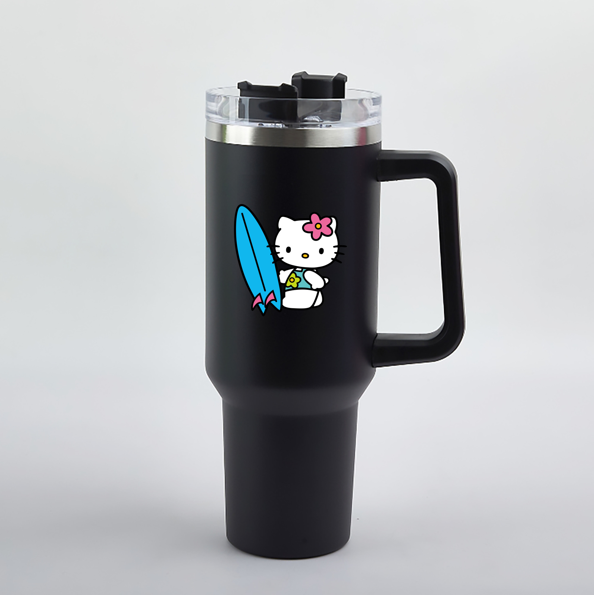 （画像用） Hello Kitty ハローキティ 1200mL車用タンブラー（カラープリント）