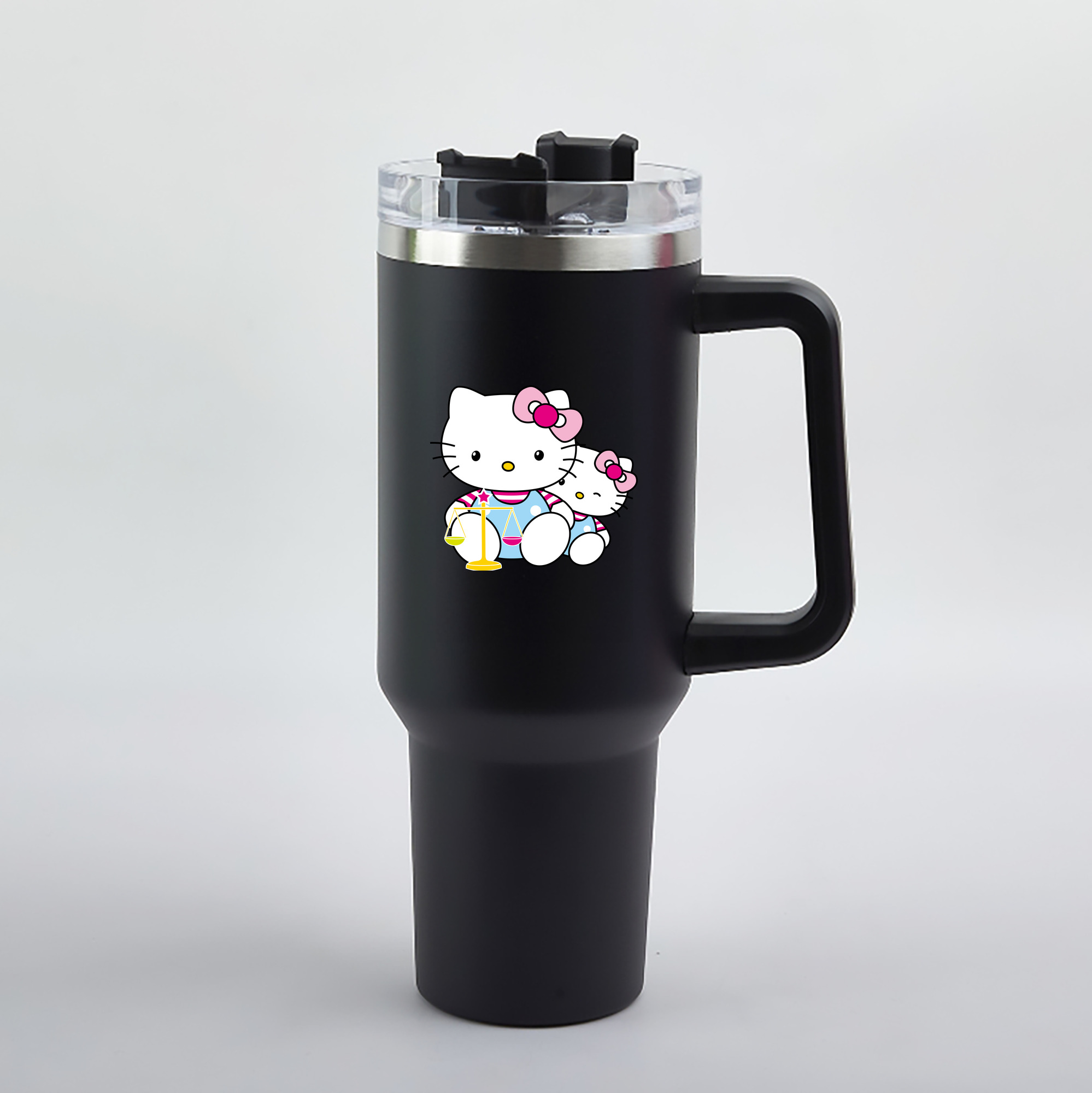 （画像用） Hello Kitty ハローキティ 1200mL車用タンブラー（カラープリント）