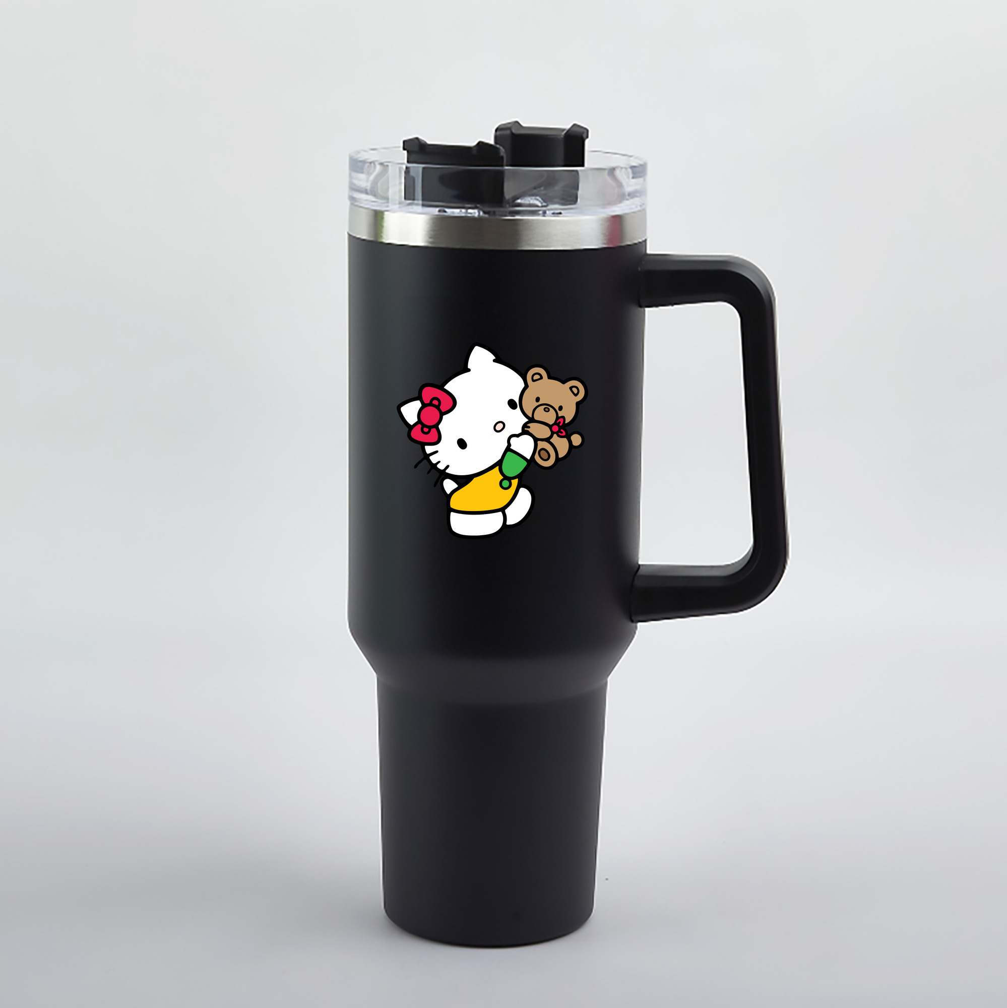 （画像用） Hello Kitty ハローキティ 1200mL車用タンブラー（カラープリント）