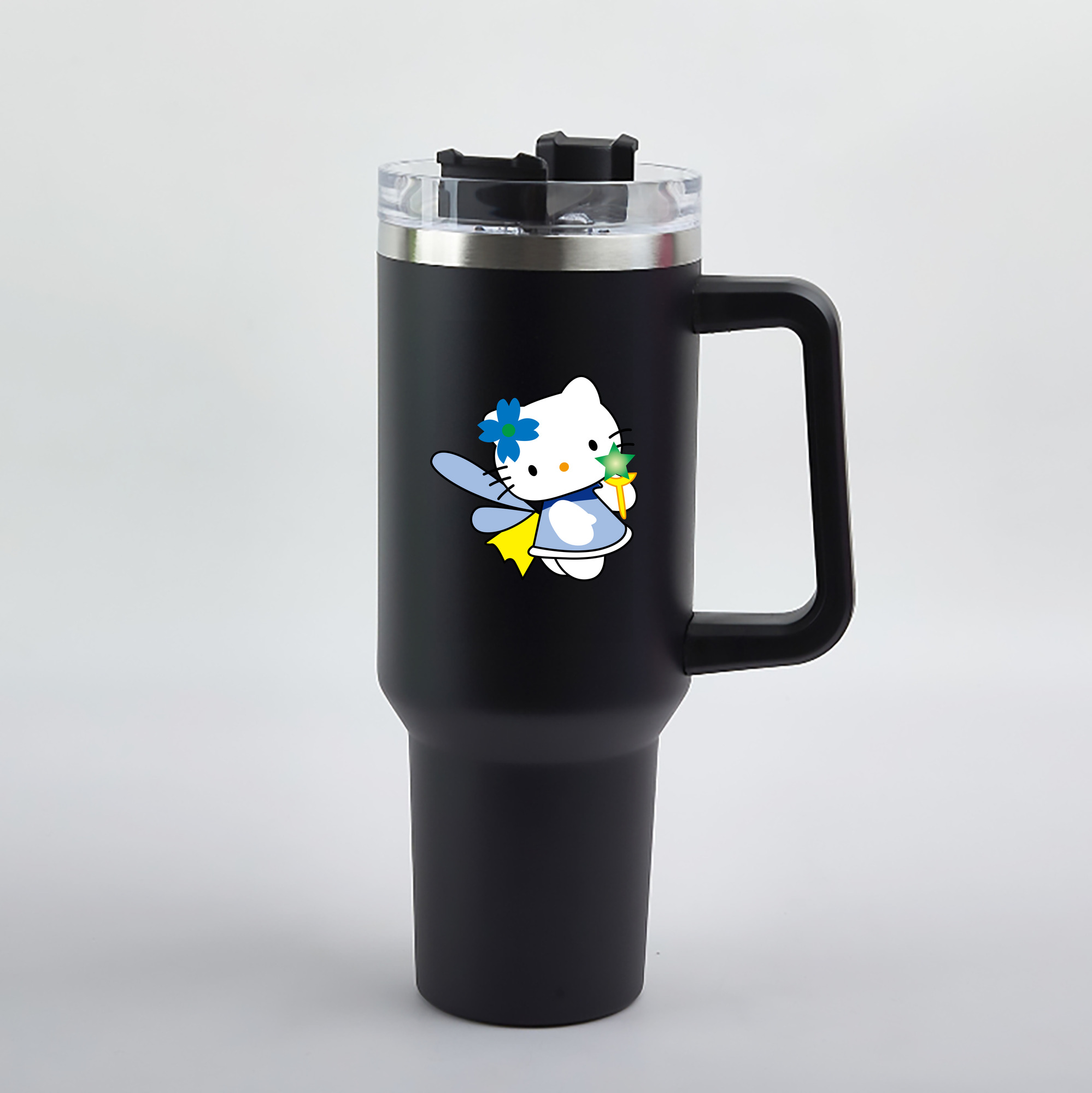 （画像用） Hello Kitty ハローキティ 1200mL車用タンブラー（カラープリント）