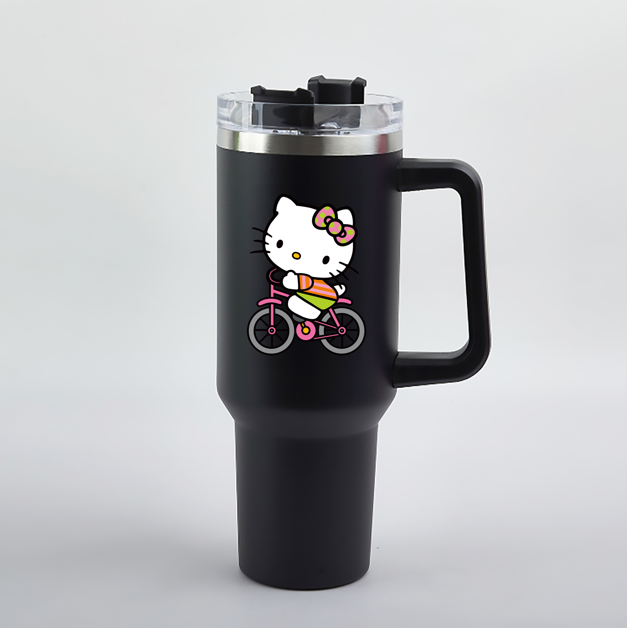 （画像用） Hello Kitty ハローキティ 1200mL車用タンブラー（カラープリント）