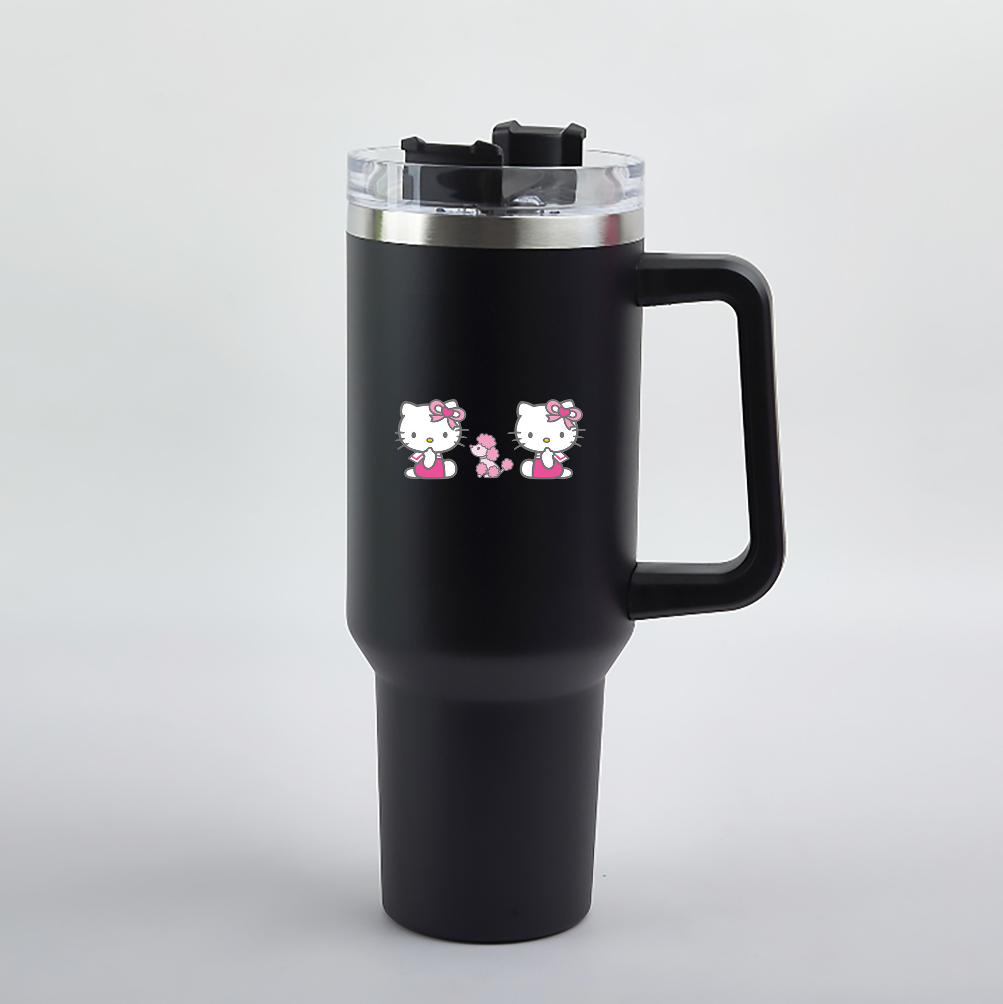 （画像用） Hello Kitty ハローキティ 1200mL車用タンブラー（カラープリント）