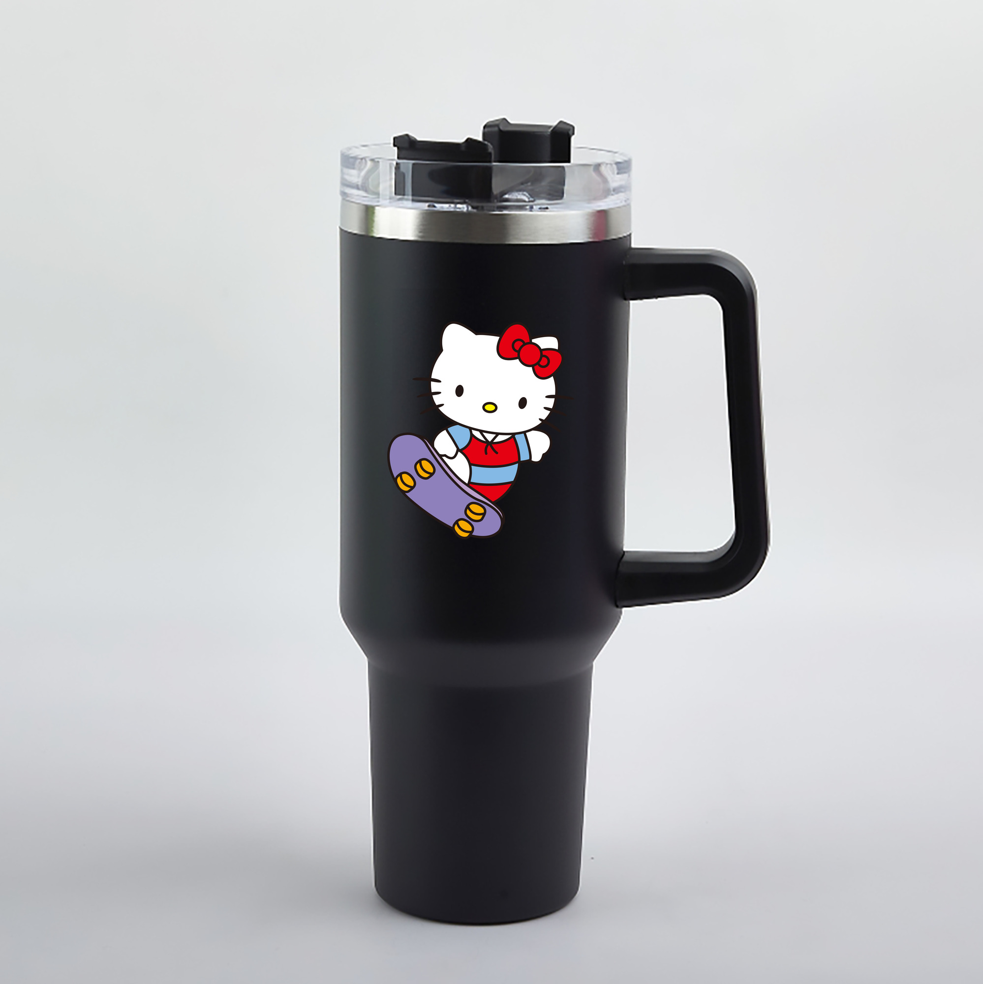 （画像用） Hello Kitty ハローキティ 1200mL車用タンブラー（カラープリント）