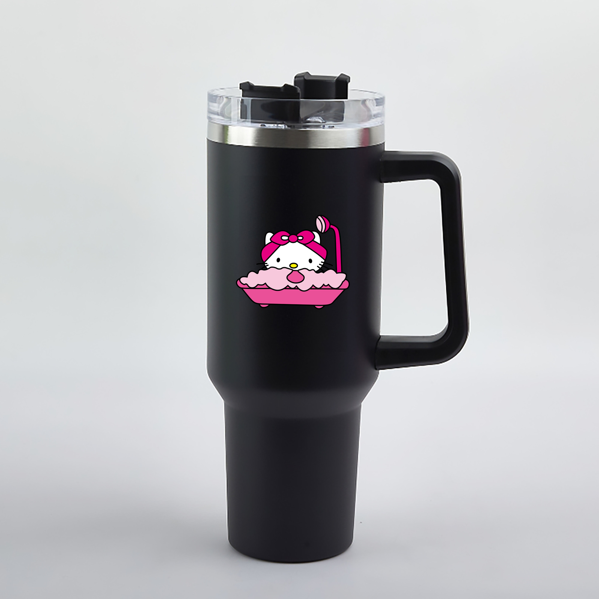 （画像用） Hello Kitty ハローキティ 1200mL車用タンブラー（カラープリント）