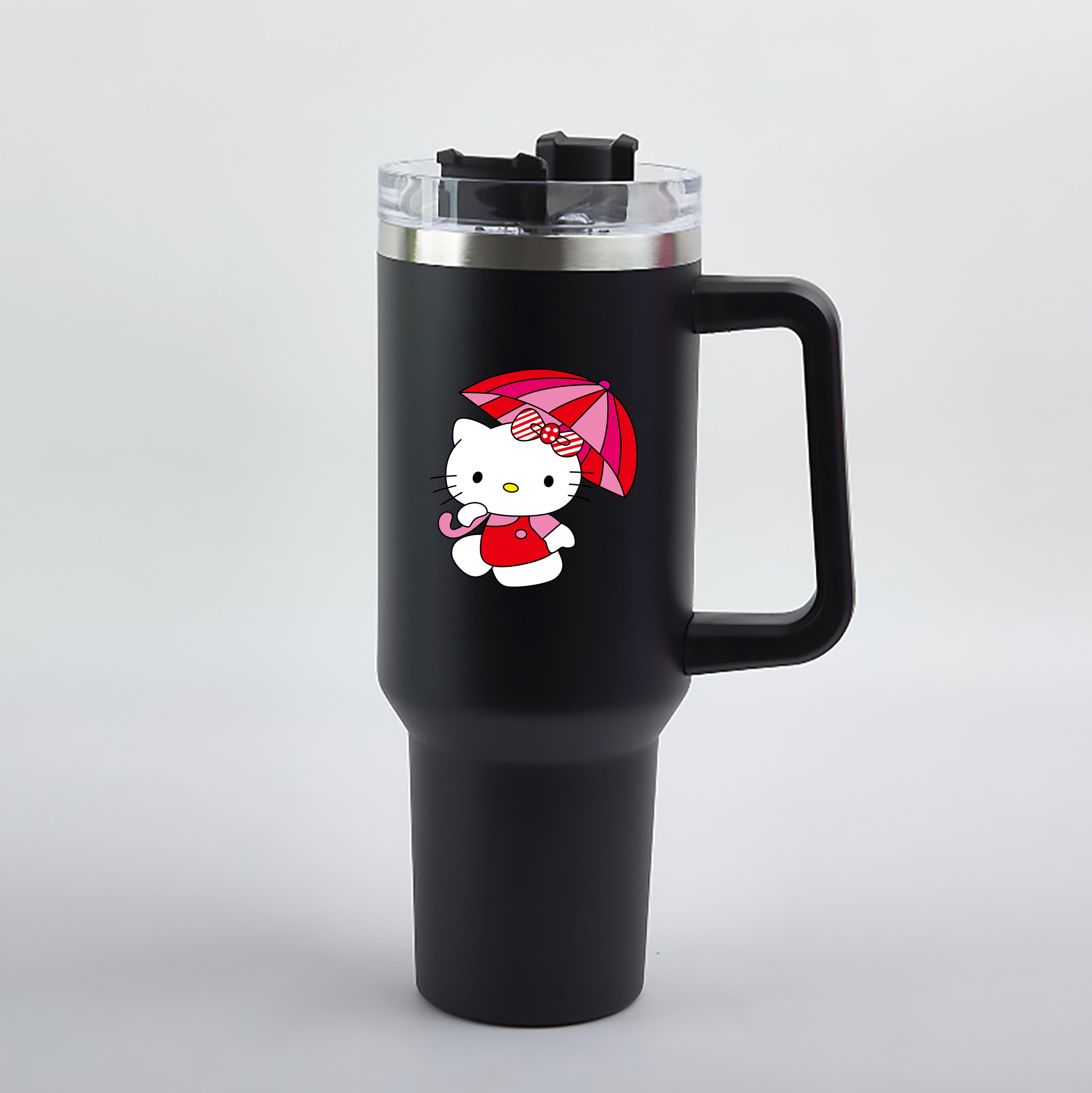 （画像用） Hello Kitty ハローキティ 1200mL車用タンブラー（カラープリント）