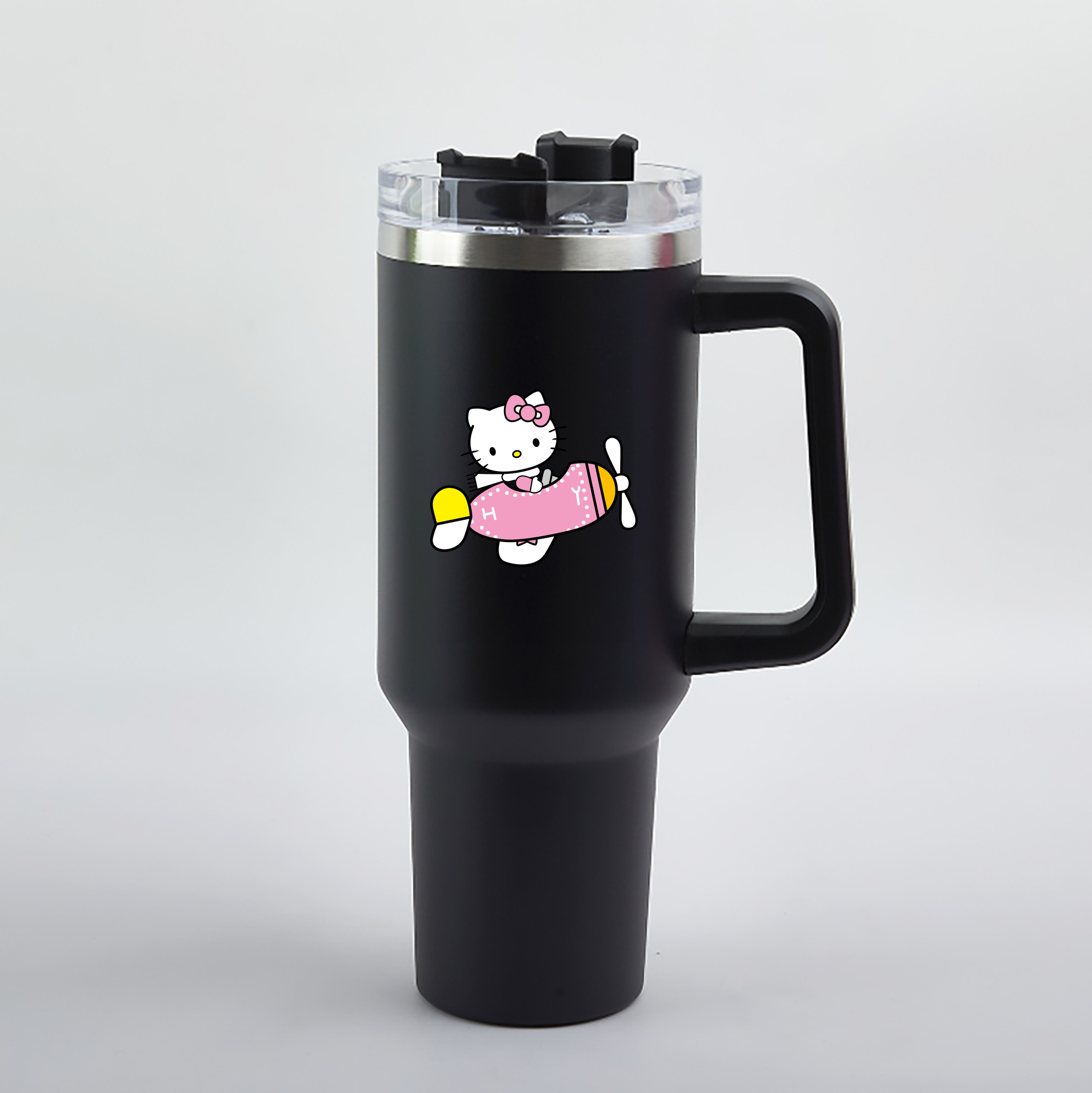 （画像用） Hello Kitty ハローキティ 1200mL車用タンブラー（カラープリント）