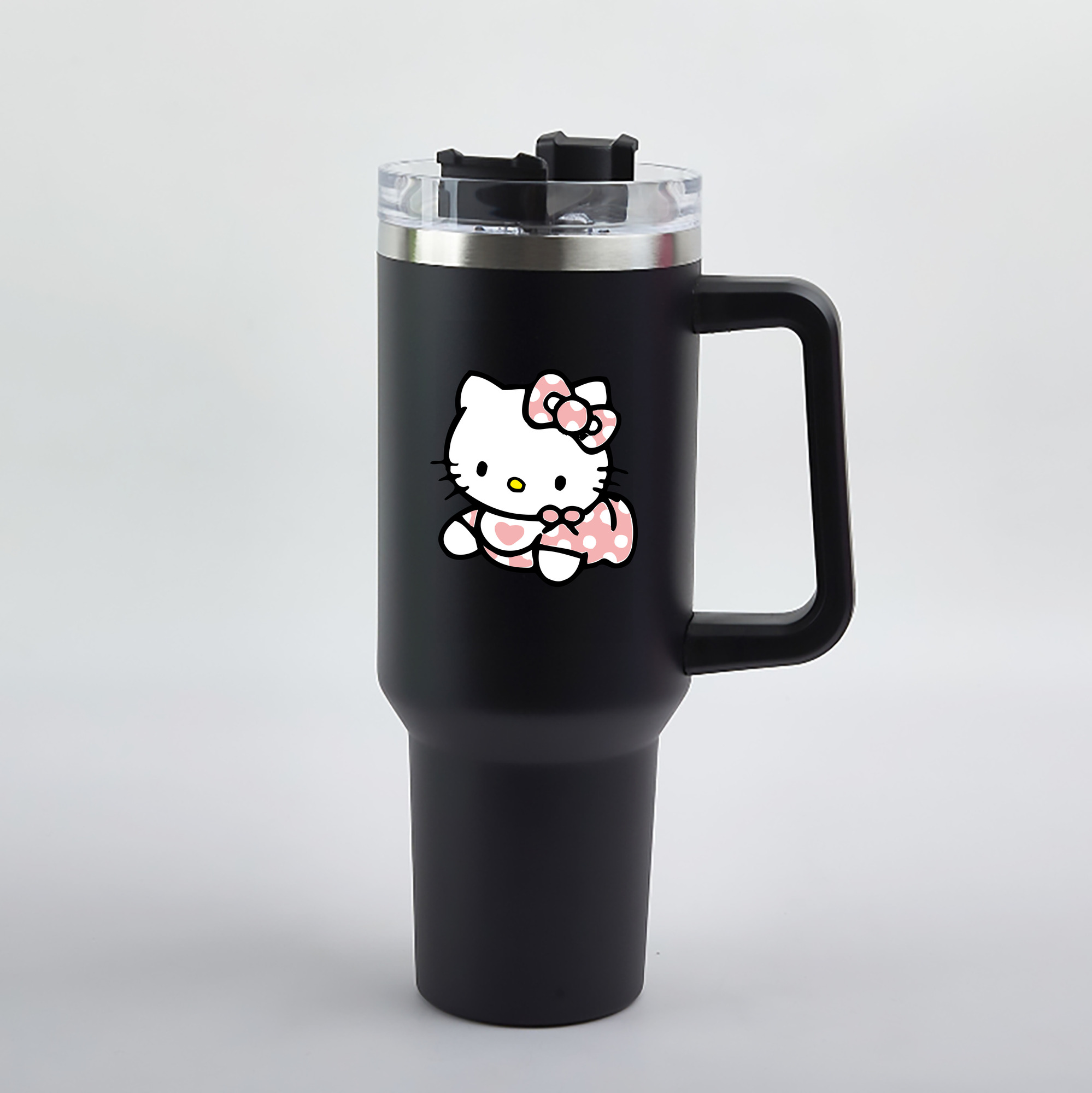 （画像用） Hello Kitty ハローキティ 1200mL車用タンブラー（カラープリント）