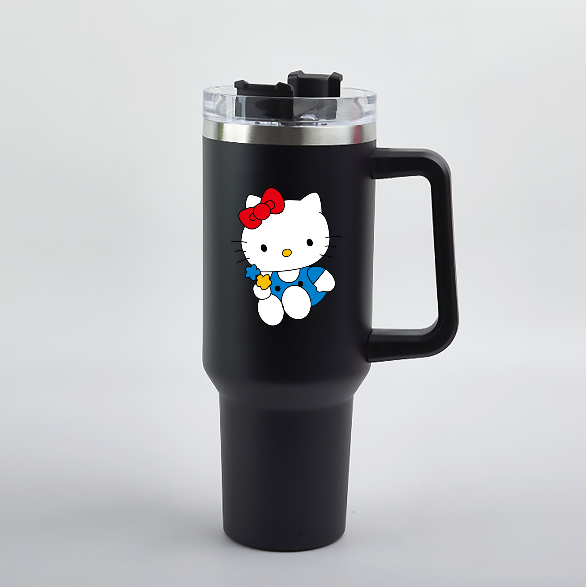 （画像用） Hello Kitty ハローキティ 1200mL車用タンブラー（カラープリント）
