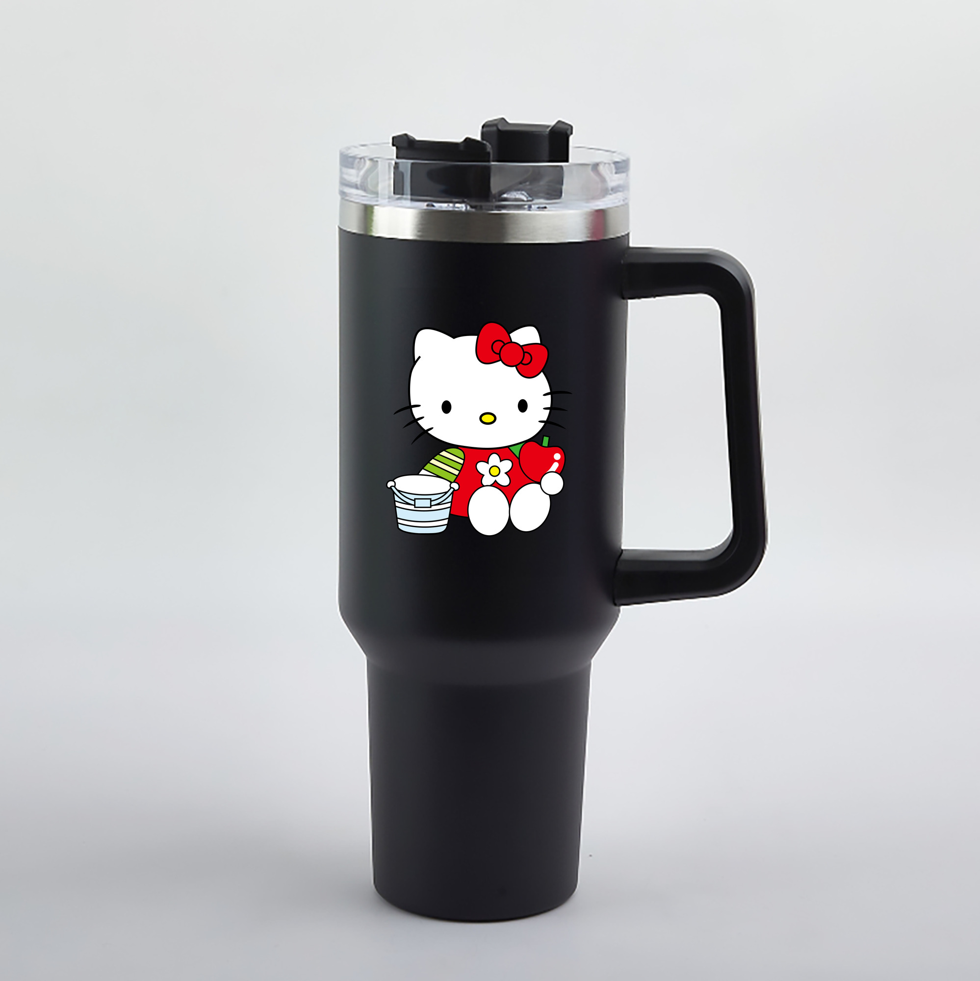 （画像用） Hello Kitty ハローキティ 1200mL車用タンブラー（カラープリント）