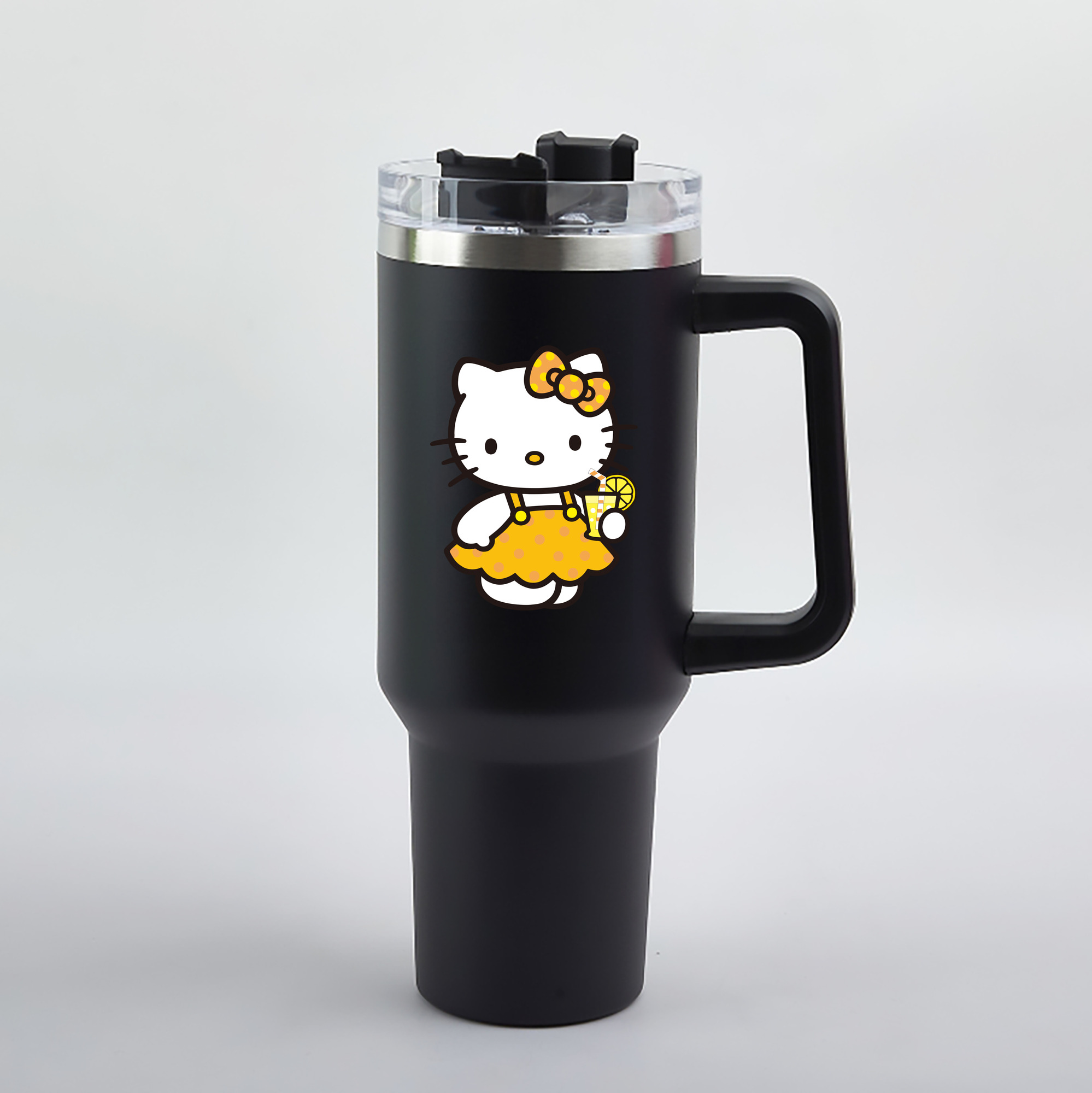（画像用） Hello Kitty ハローキティ 1200mL車用タンブラー（カラープリント）