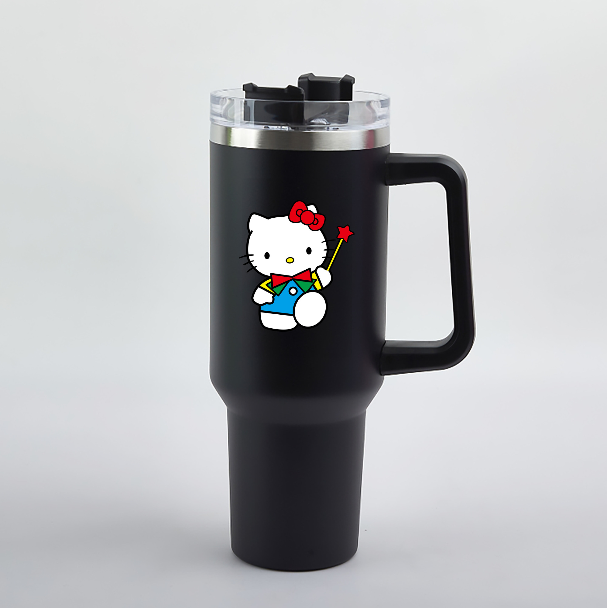 （画像用） Hello Kitty ハローキティ 1200mL車用タンブラー（カラープリント）
