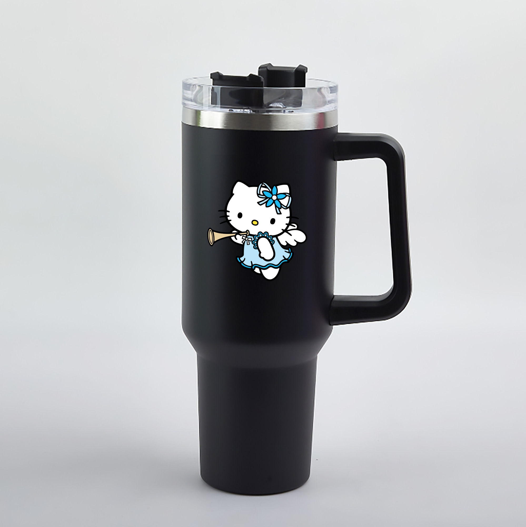 （画像用） Hello Kitty ハローキティ 1200mL車用タンブラー（カラープリント）