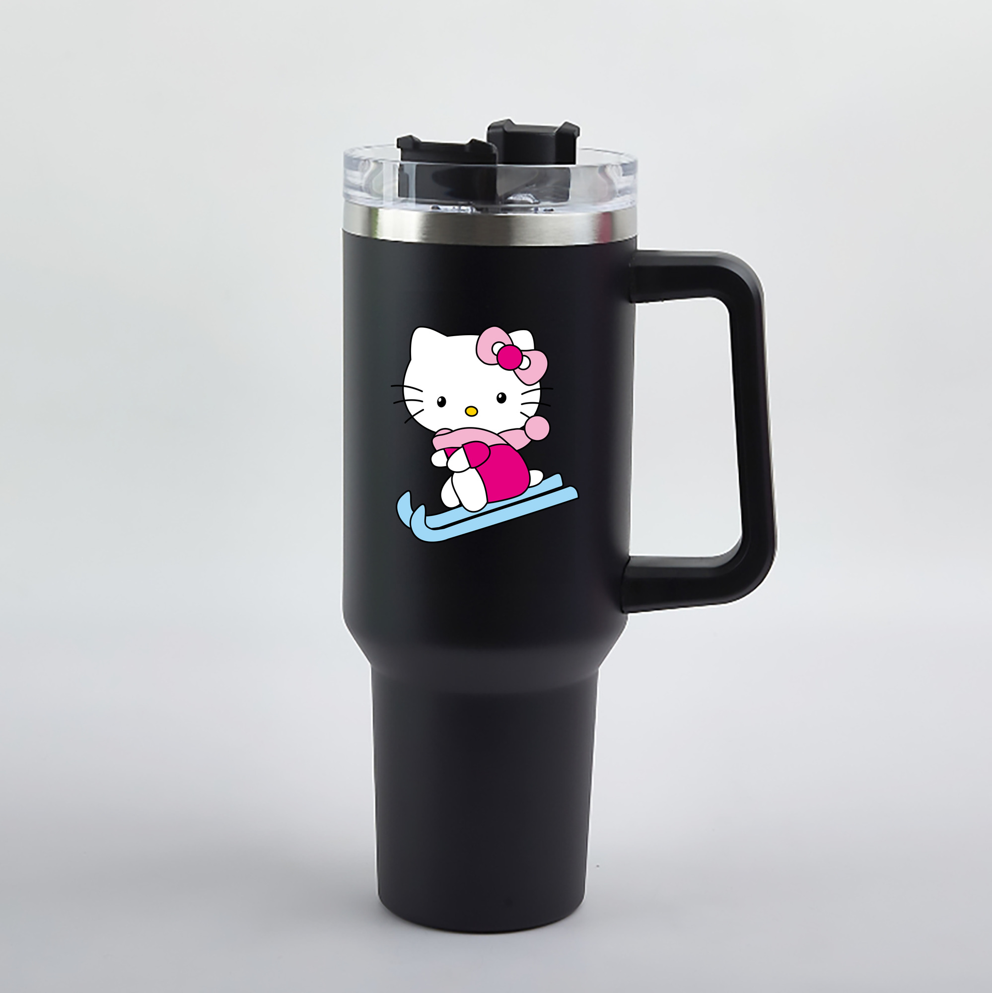 （画像用） Hello Kitty ハローキティ 1200mL車用タンブラー（カラープリント）