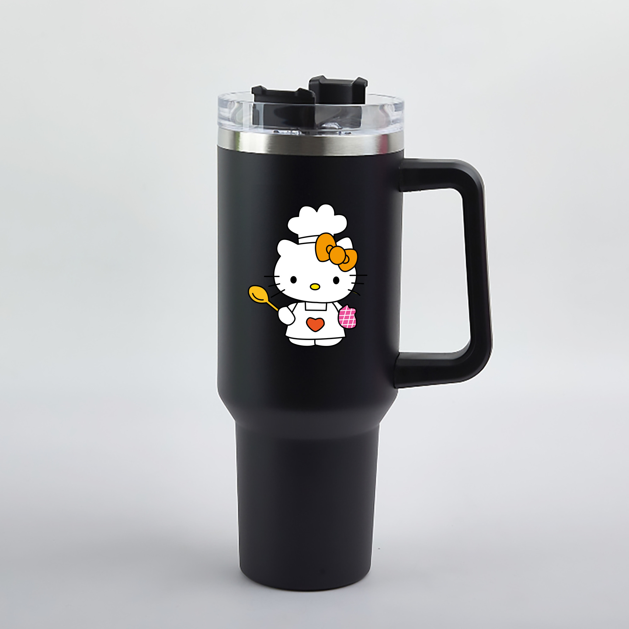 （画像用） Hello Kitty ハローキティ 1200mL車用タンブラー（カラープリント）