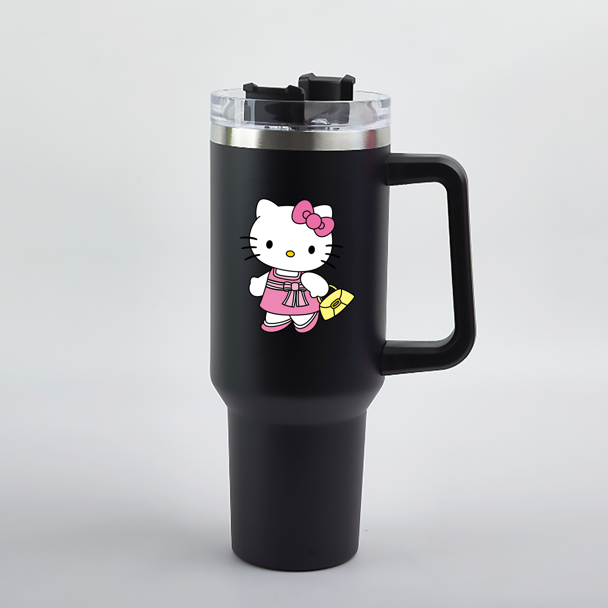 （画像用） Hello Kitty ハローキティ 1200mL車用タンブラー（カラープリント）