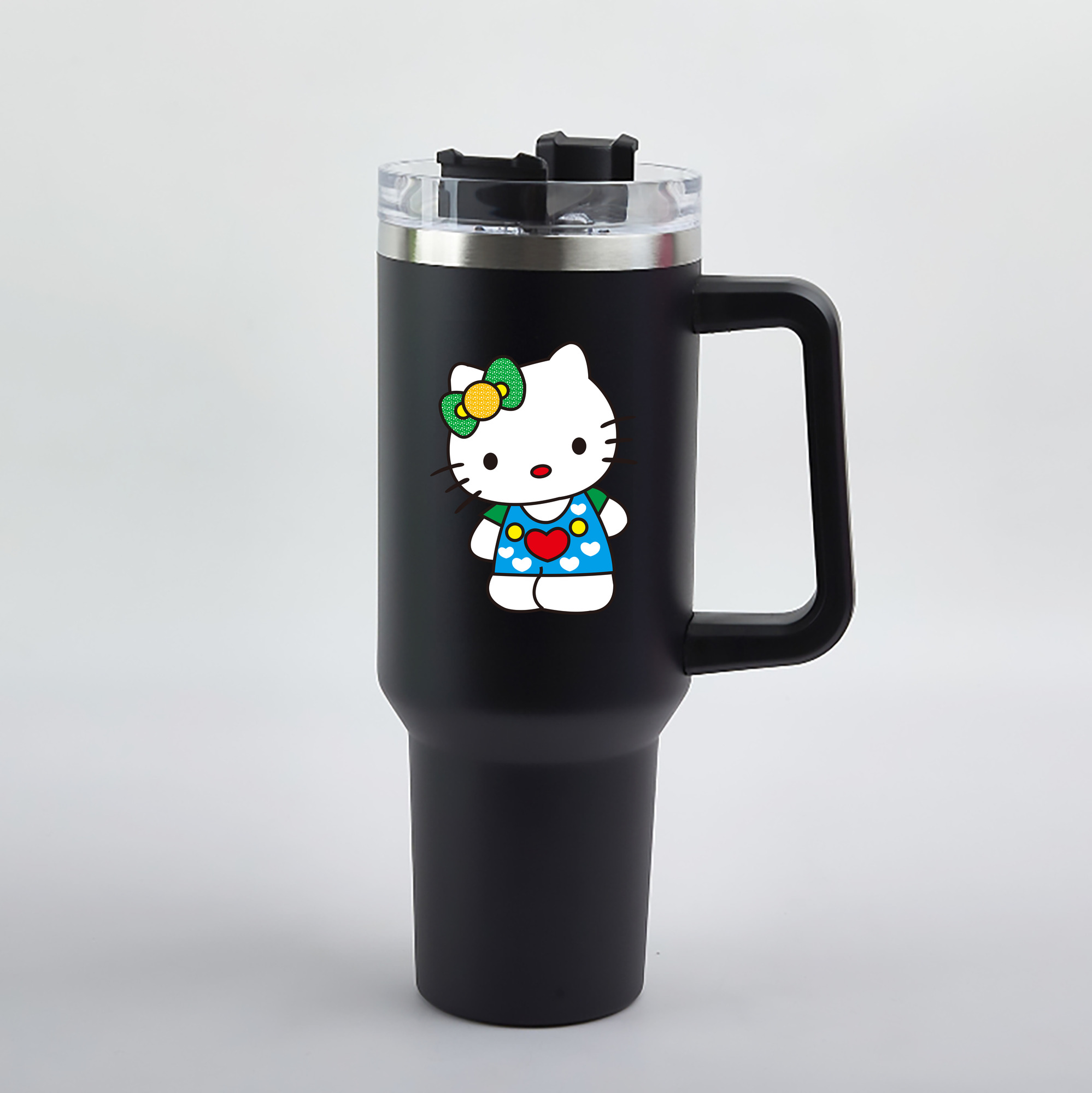 （画像用） Hello Kitty ハローキティ 1200mL車用タンブラー（カラープリント）