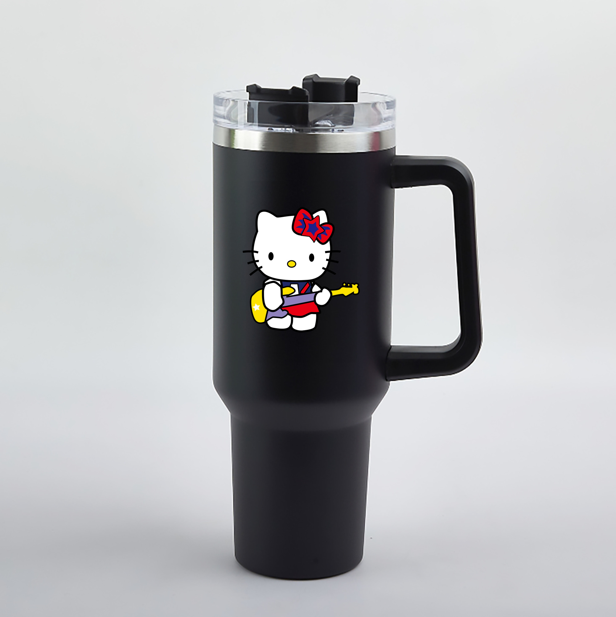 （画像用） Hello Kitty ハローキティ 1200mL車用タンブラー（カラープリント）