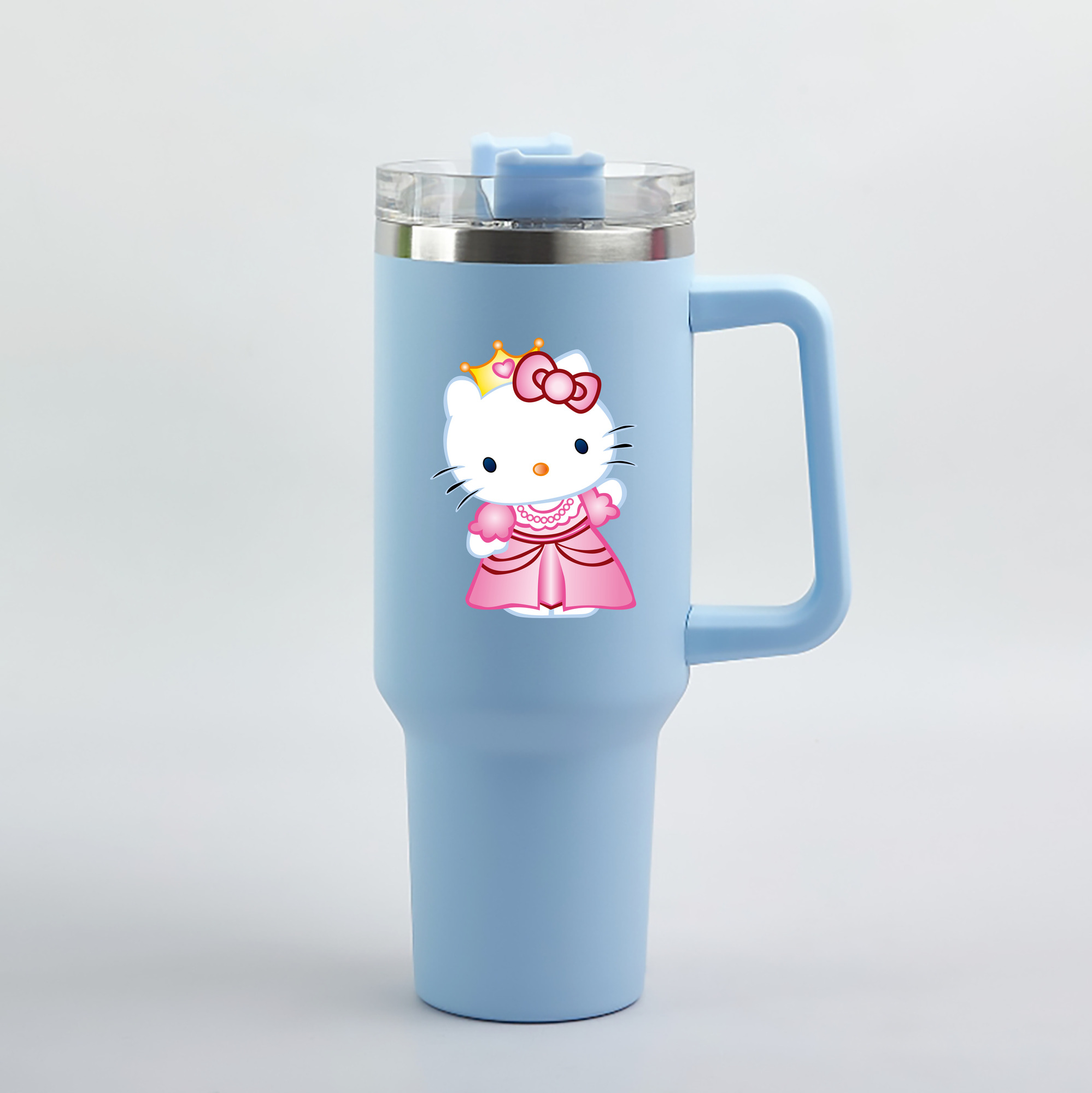 （画像用） Hello Kitty ハローキティ 1200mL車用タンブラー（カラープリント）