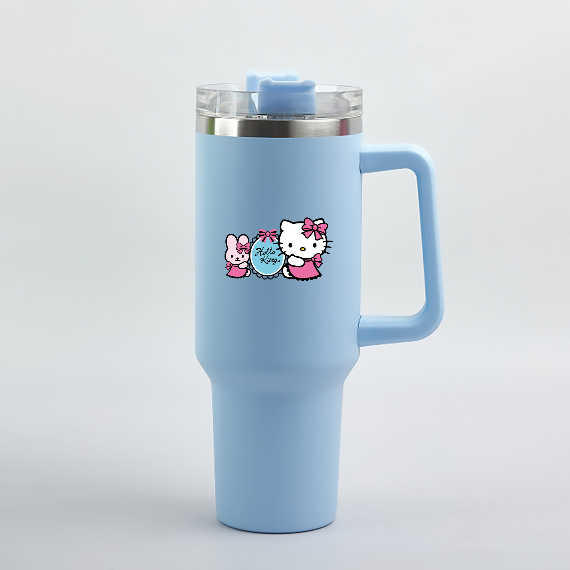 （画像用） Hello Kitty ハローキティ 1200mL車用タンブラー（カラープリント）
