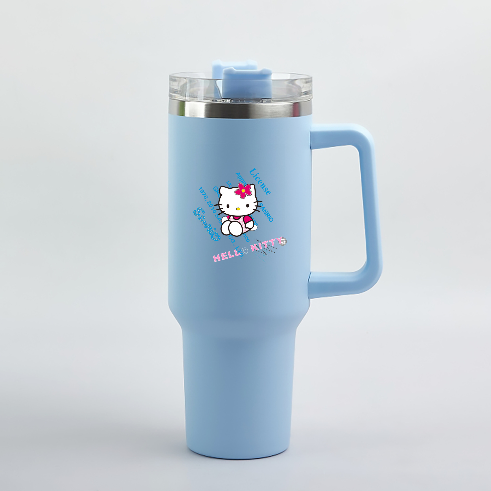 （画像用） Hello Kitty ハローキティ 1200mL車用タンブラー（カラープリント）