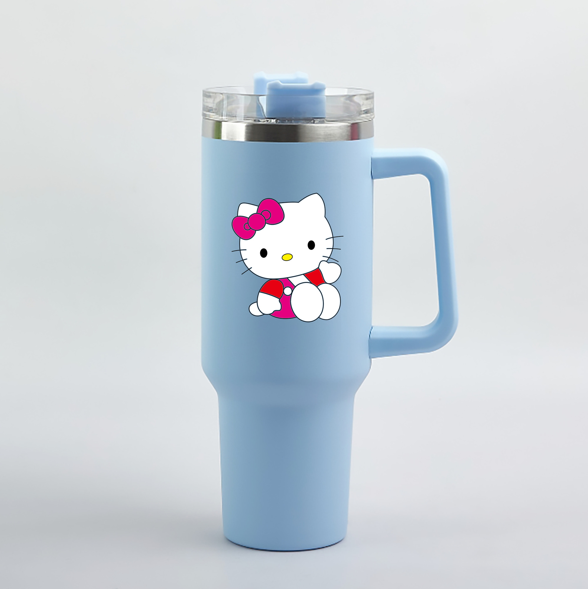 （画像用） Hello Kitty ハローキティ 1200mL車用タンブラー（カラープリント）