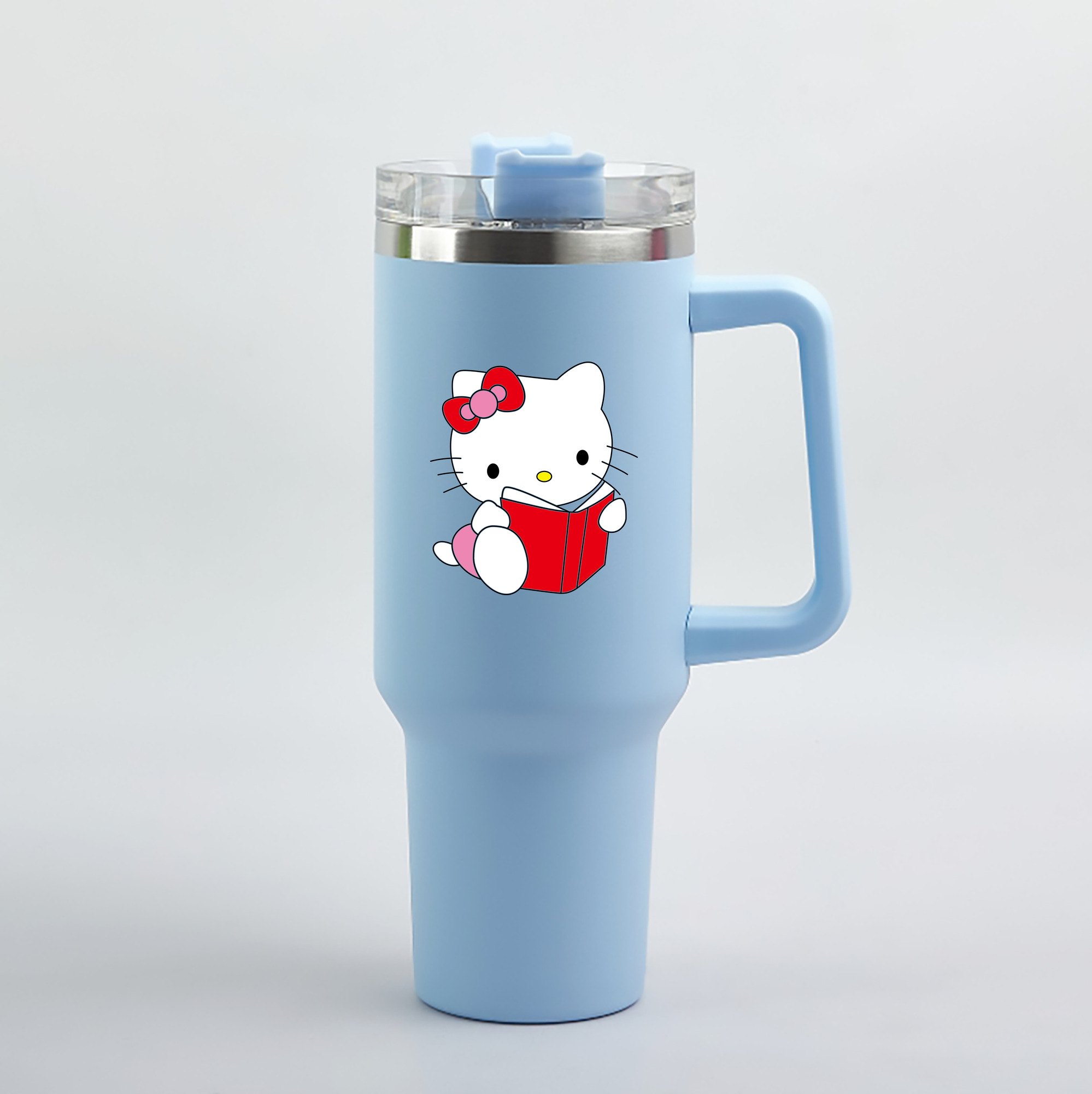 （画像用） Hello Kitty ハローキティ 1200mL車用タンブラー（カラープリント）