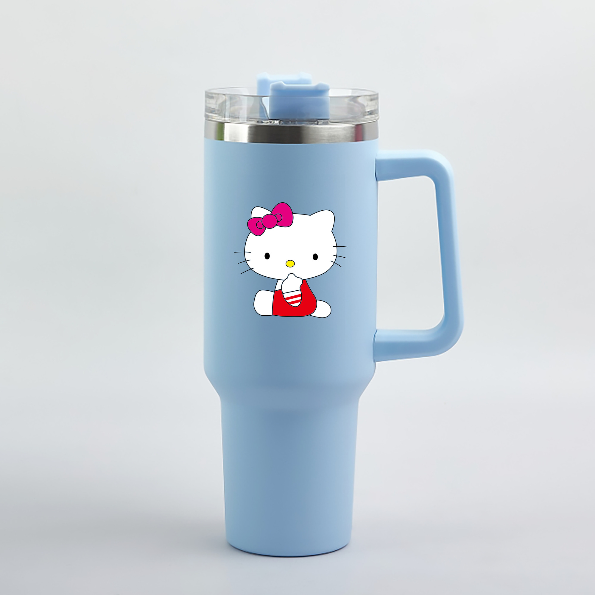 （画像用） Hello Kitty ハローキティ 1200mL車用タンブラー（カラープリント）