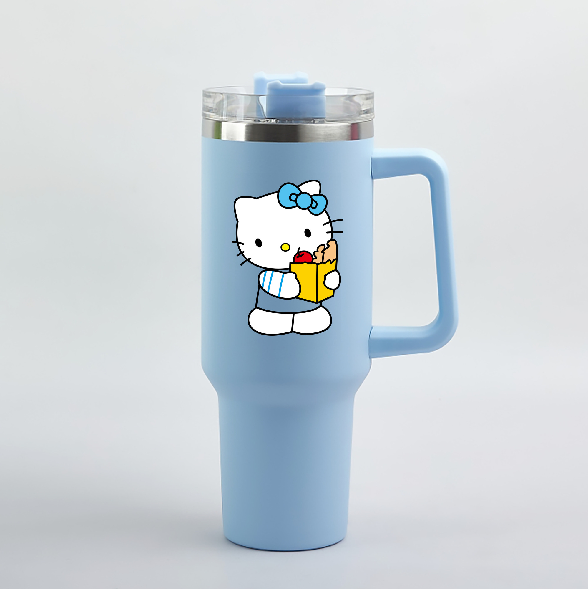 （画像用） Hello Kitty ハローキティ 1200mL車用タンブラー（カラープリント）