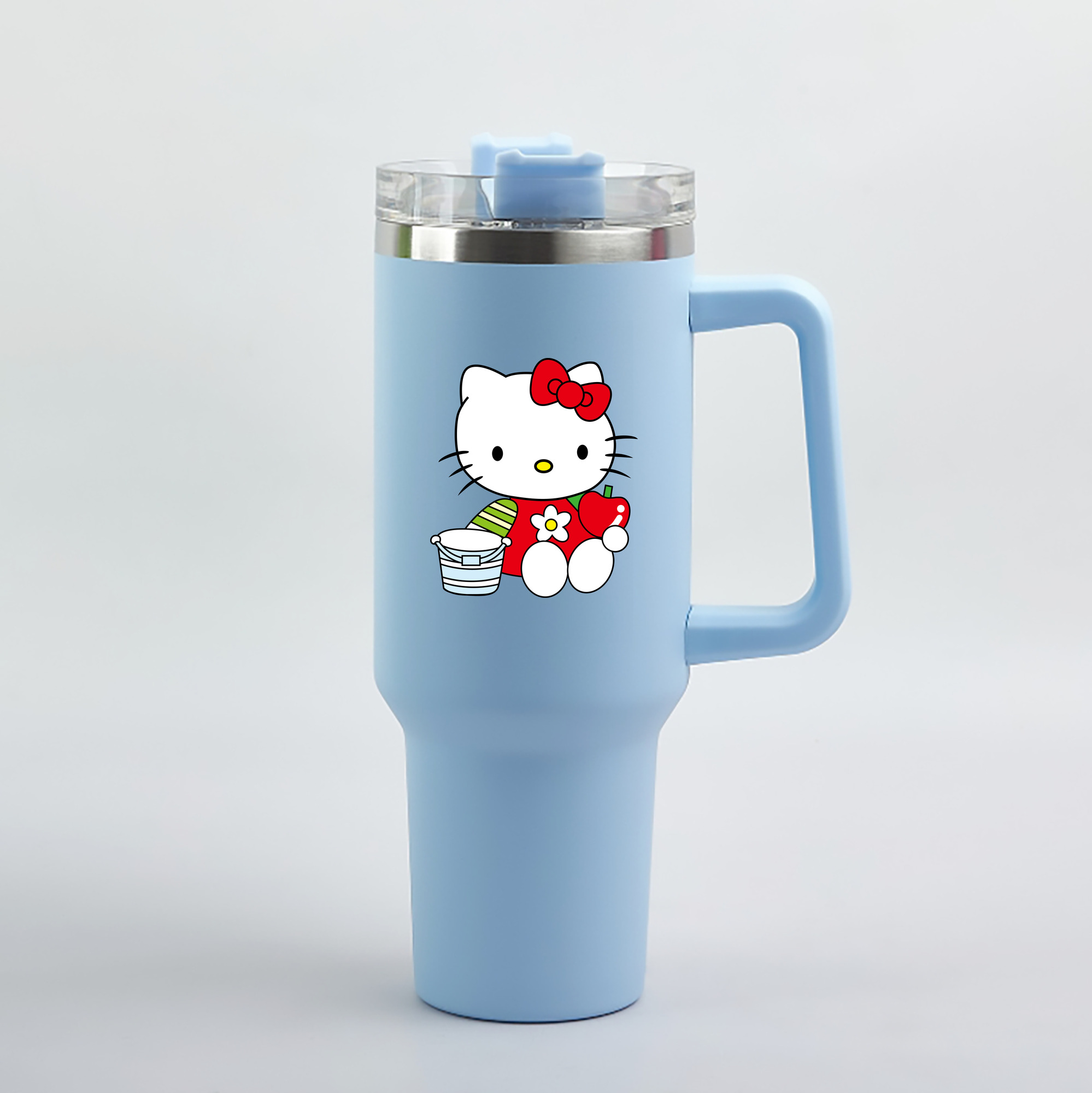 （画像用） Hello Kitty ハローキティ 1200mL車用タンブラー（カラープリント）