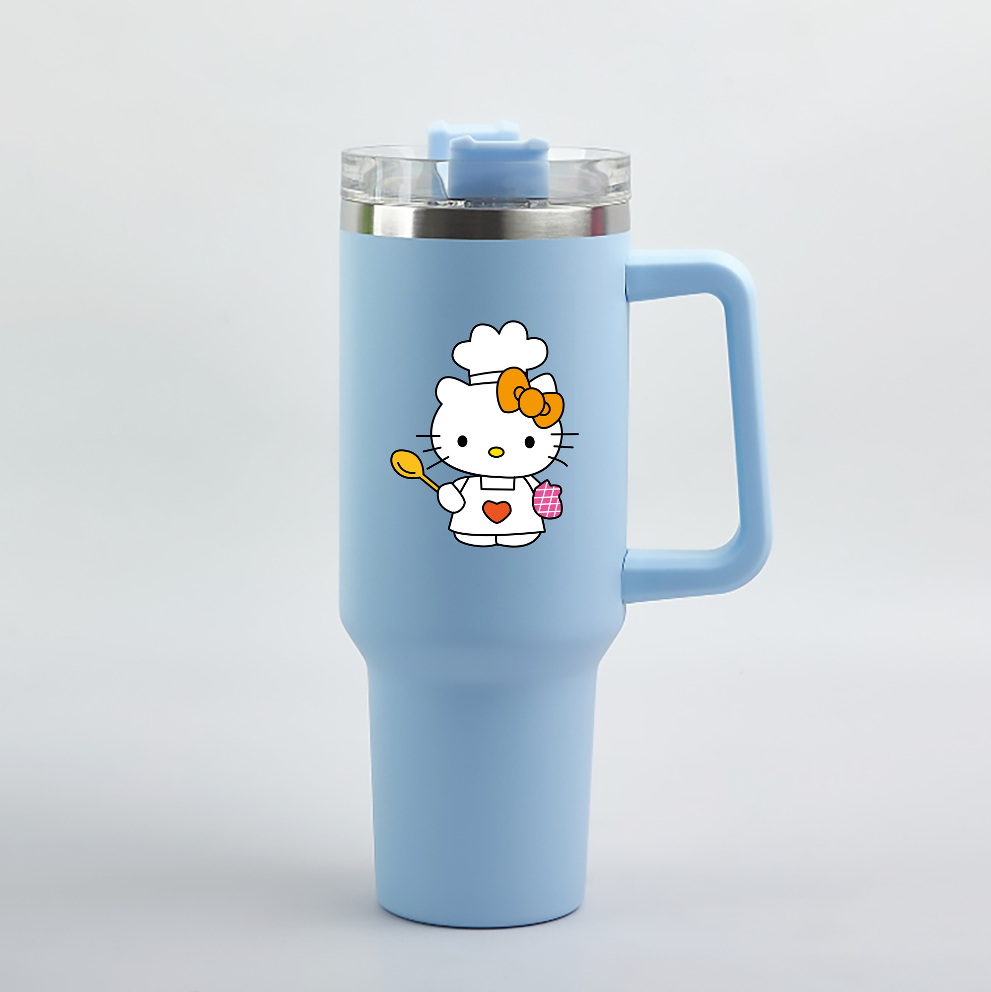 （画像用） Hello Kitty ハローキティ 1200mL車用タンブラー（カラープリント）