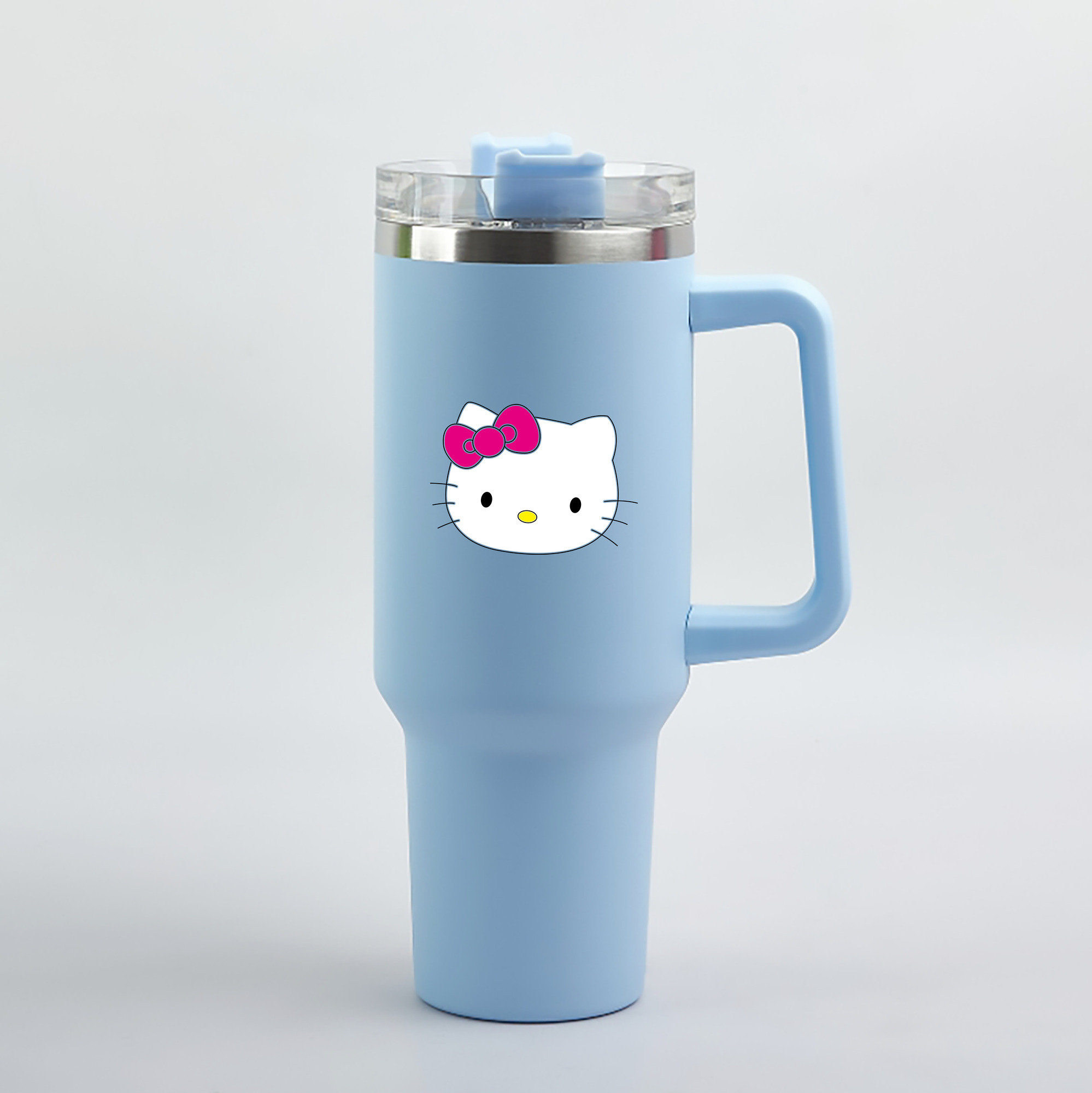 （画像用） Hello Kitty ハローキティ 1200mL車用タンブラー（カラープリント）