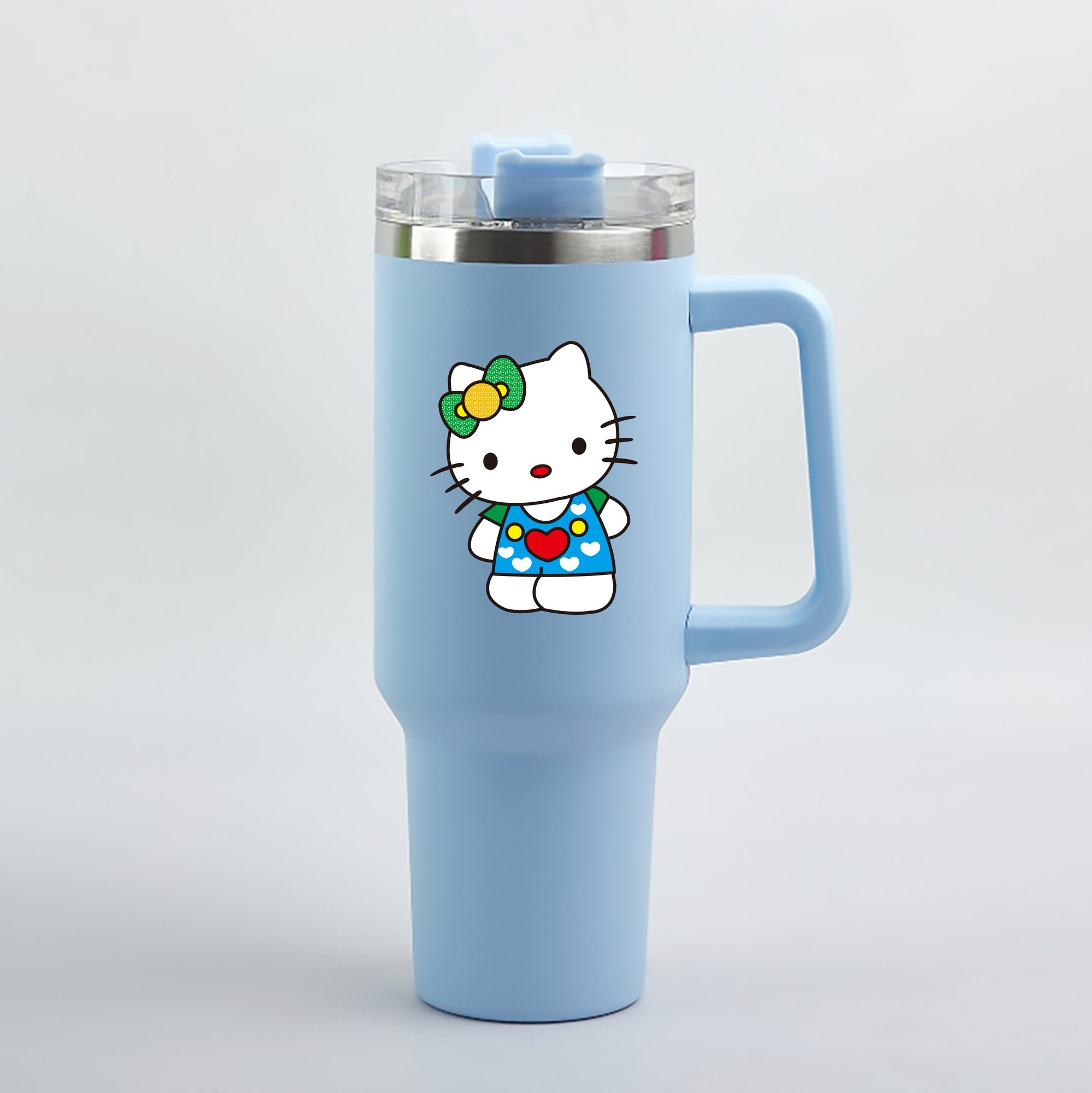 （画像用） Hello Kitty ハローキティ 1200mL車用タンブラー（カラープリント）