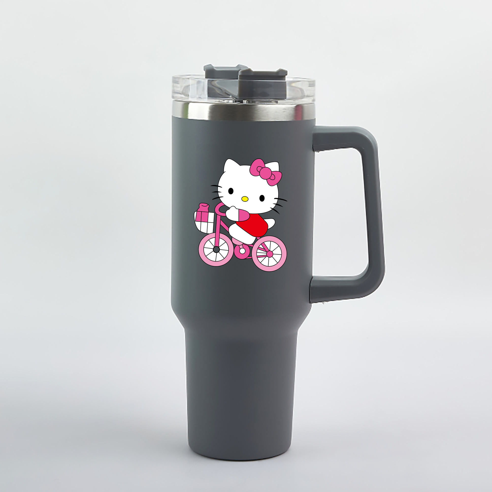（画像用） Hello Kitty ハローキティ 1200mL車用タンブラー（カラープリント）