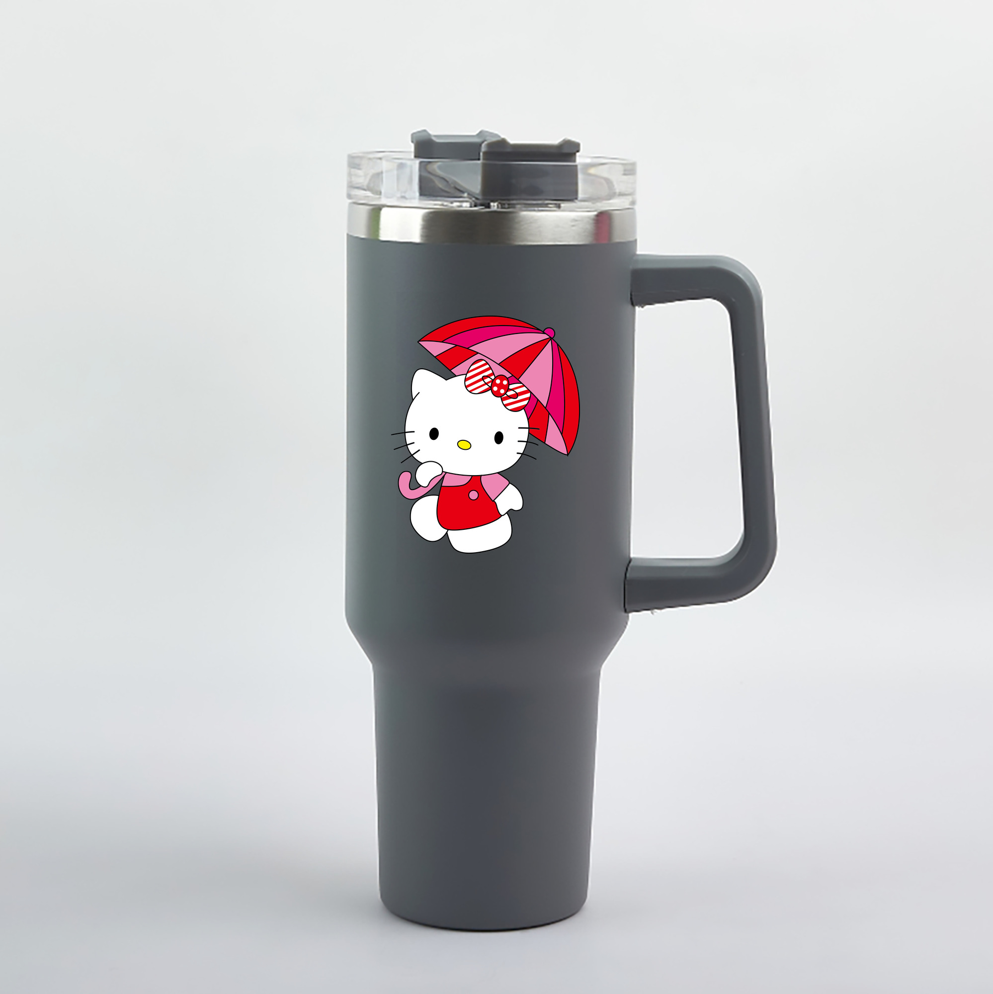 （画像用） Hello Kitty ハローキティ 1200mL車用タンブラー（カラープリント）