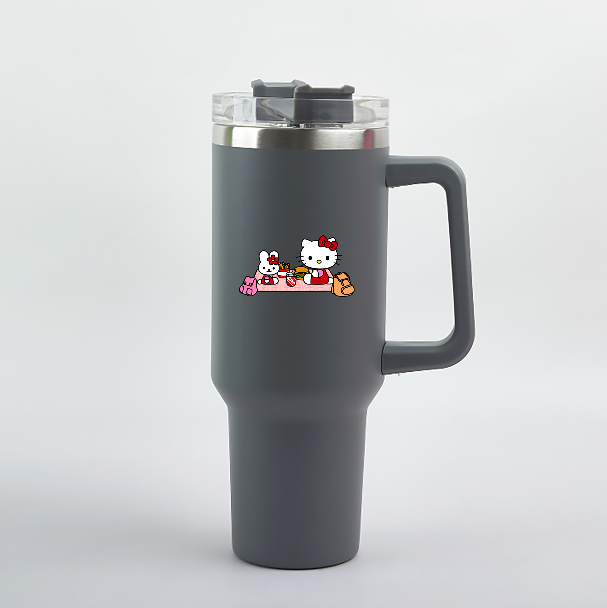 （画像用） Hello Kitty ハローキティ 1200mL車用タンブラー（カラープリント）