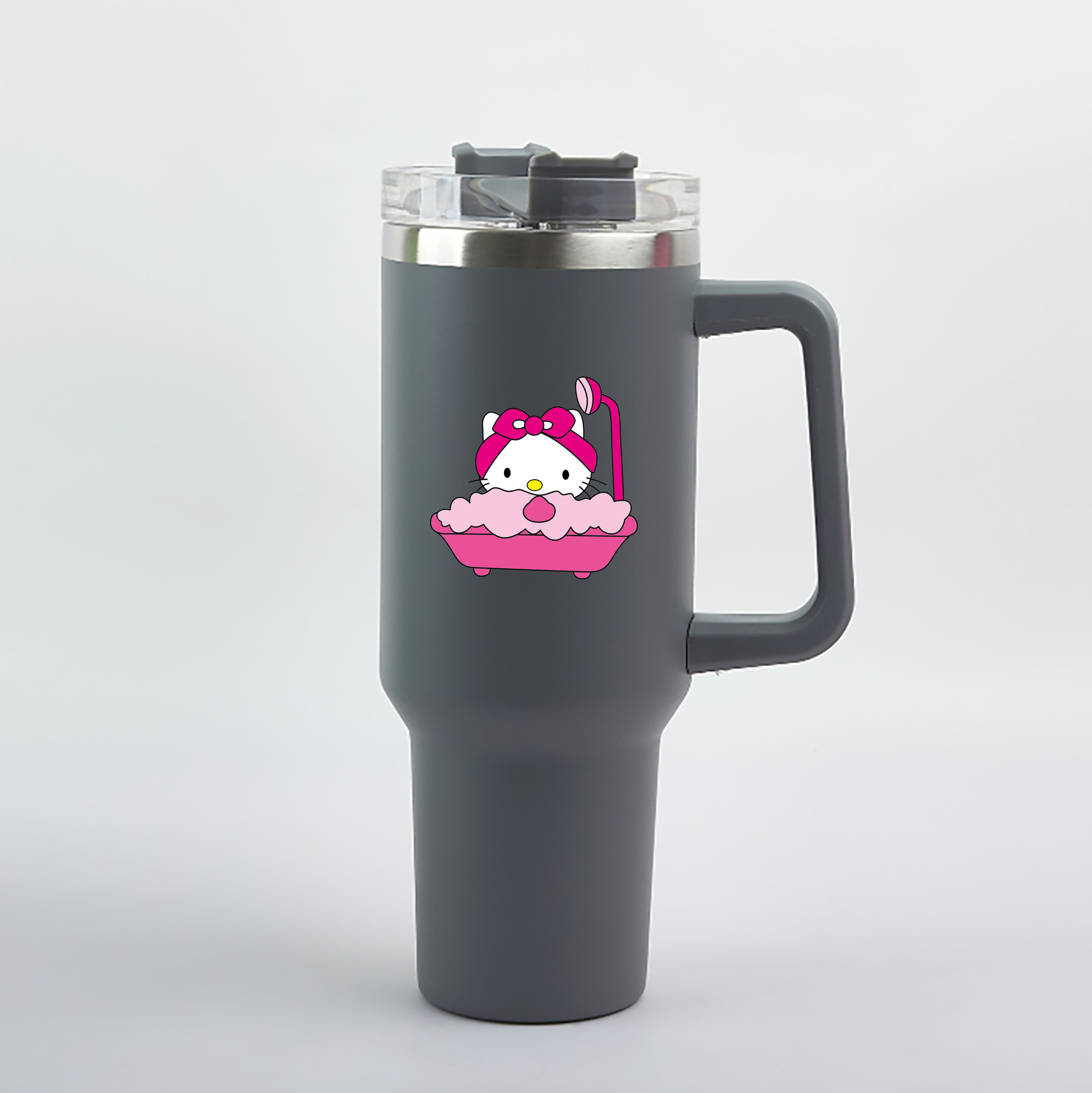 （画像用） Hello Kitty ハローキティ 1200mL車用タンブラー（カラープリント）