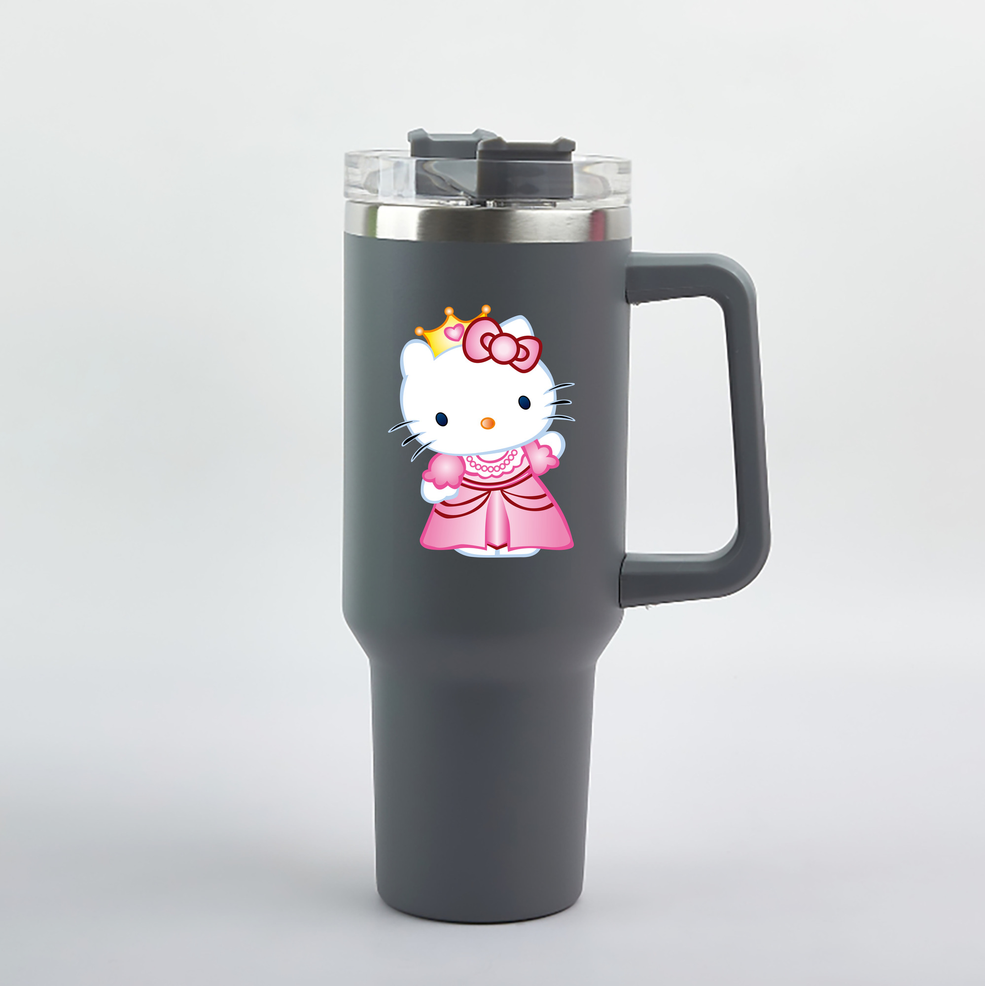 （画像用） Hello Kitty ハローキティ 1200mL車用タンブラー（カラープリント）