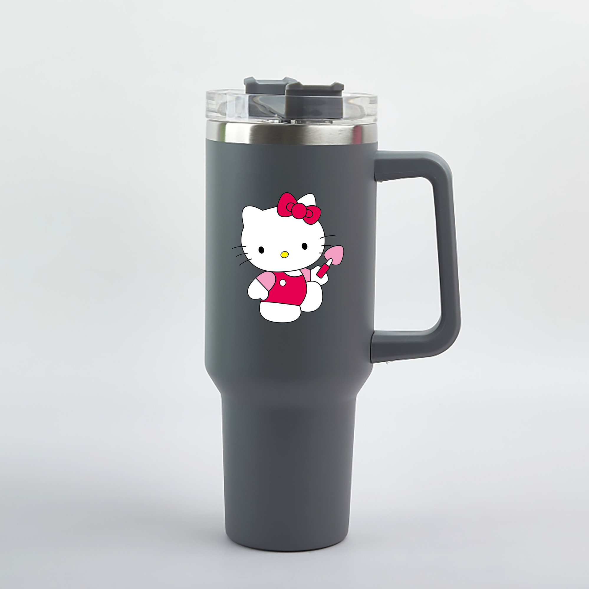 （画像用） Hello Kitty ハローキティ 1200mL車用タンブラー（カラープリント）