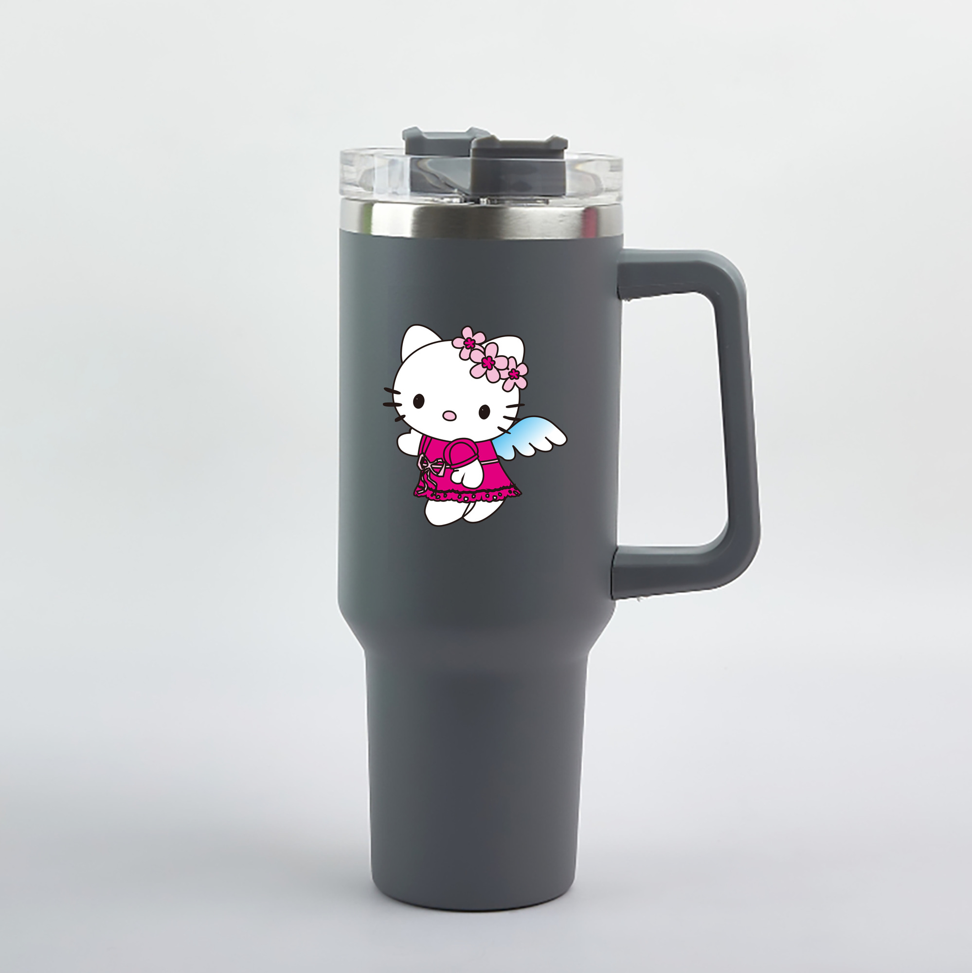 （画像用） Hello Kitty ハローキティ 1200mL車用タンブラー（カラープリント）