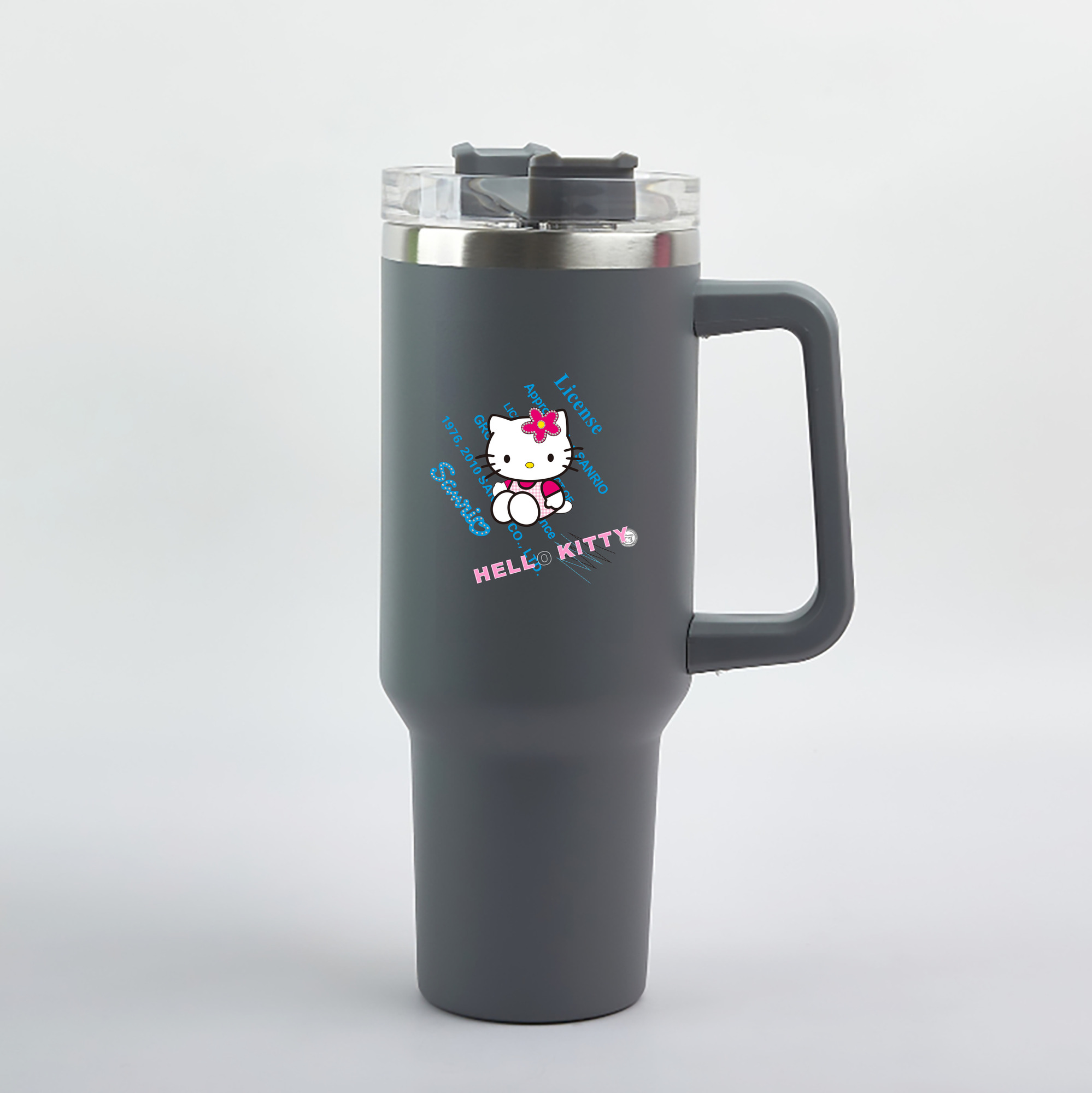 （画像用） Hello Kitty ハローキティ 1200mL車用タンブラー（カラープリント）