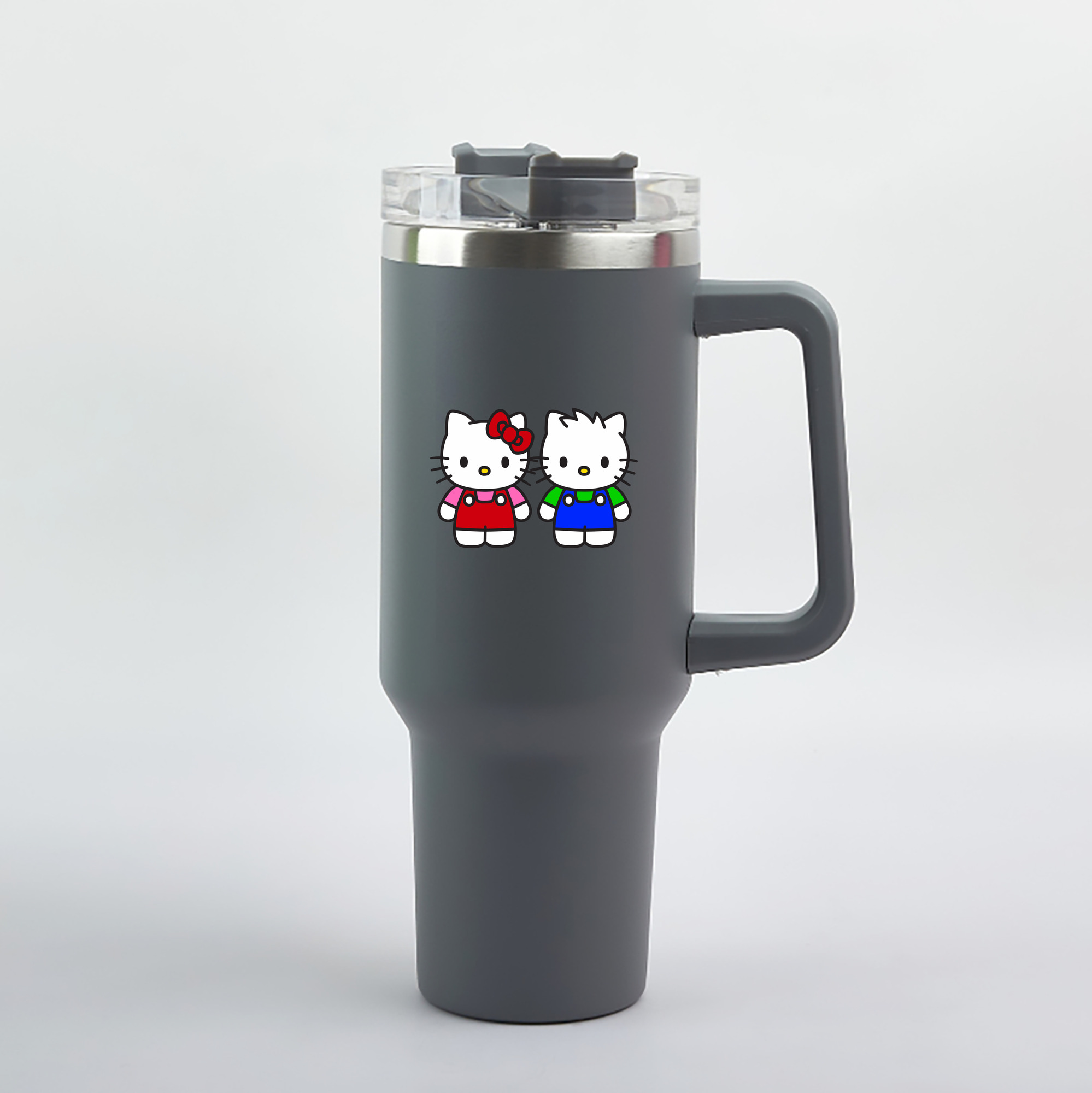 （画像用） Hello Kitty ハローキティ 1200mL車用タンブラー（カラープリント）