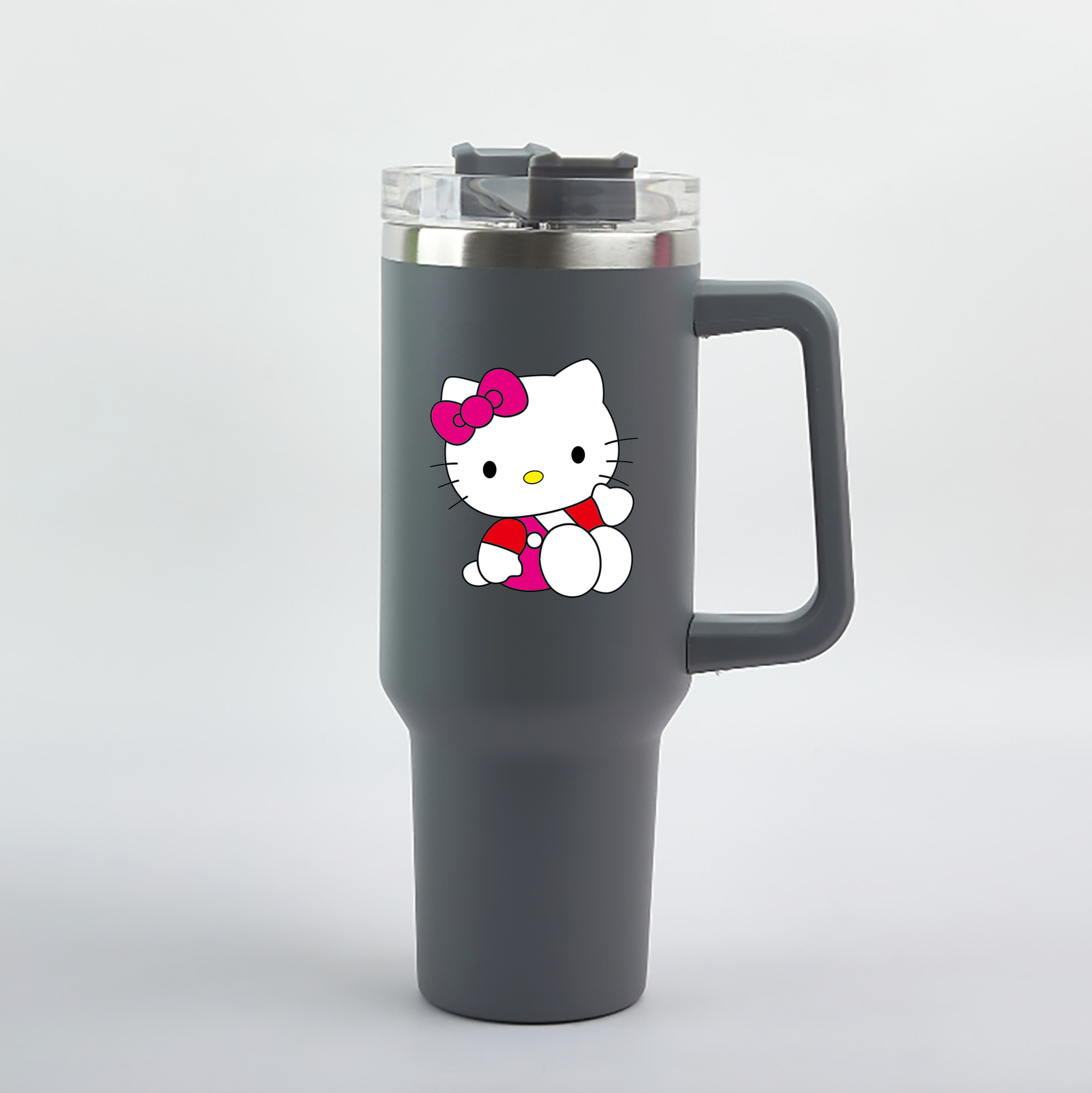 （画像用） Hello Kitty ハローキティ 1200mL車用タンブラー（カラープリント）